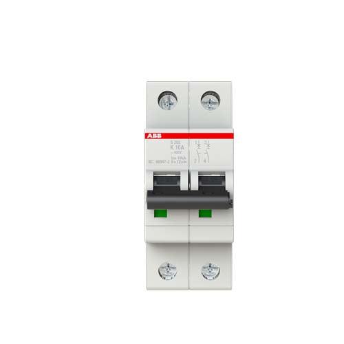 S202 UC-K10 2CDS252001R0427 ABB Miniature Circuit Breaker S200 2P K 10 A in Pakistan