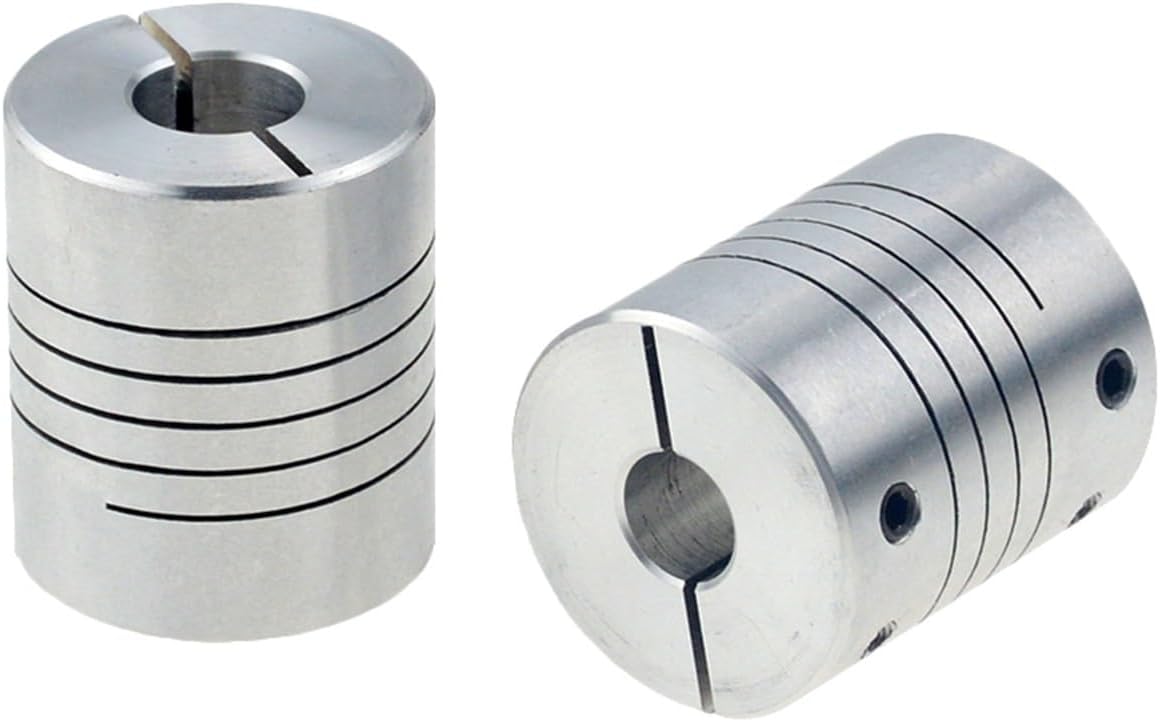Metal Shaft Coupler, Motor Shaft Connector in Pakistan - 4X8mm thumbnail 3
