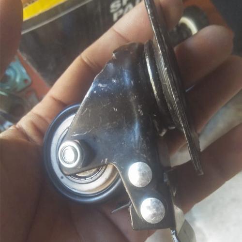 Rubber Trolley Caster Wheel With Brakes thumbnail 3