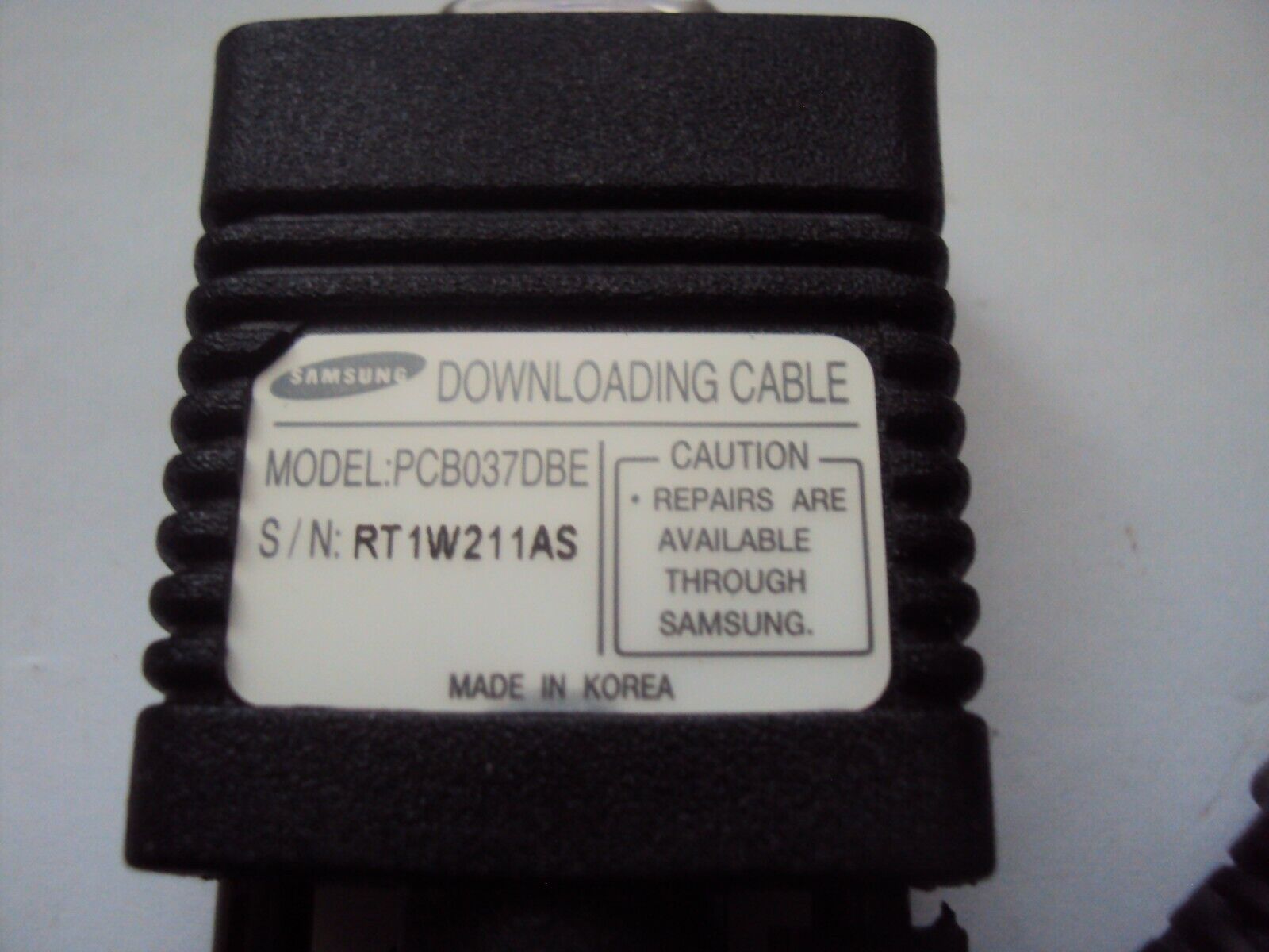 Samsung downloading cable model PCB037DBE genuine made in Korea thumbnail 6