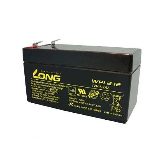 Long Lead-Acid Battery 12V 1.2AH