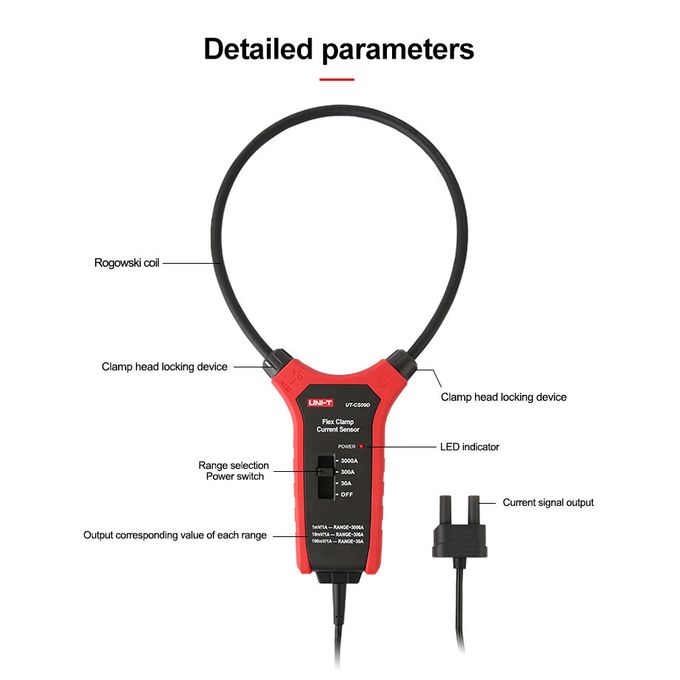 UNI-T UT-CSO9D Flexible Current Clamp High Precision in Pakistan thumbnail 3