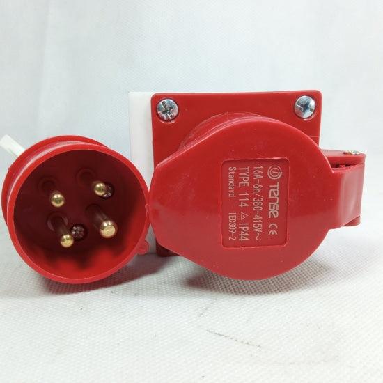 Tense IP44 4Pin Industrial Socket in Pakistan - 32A