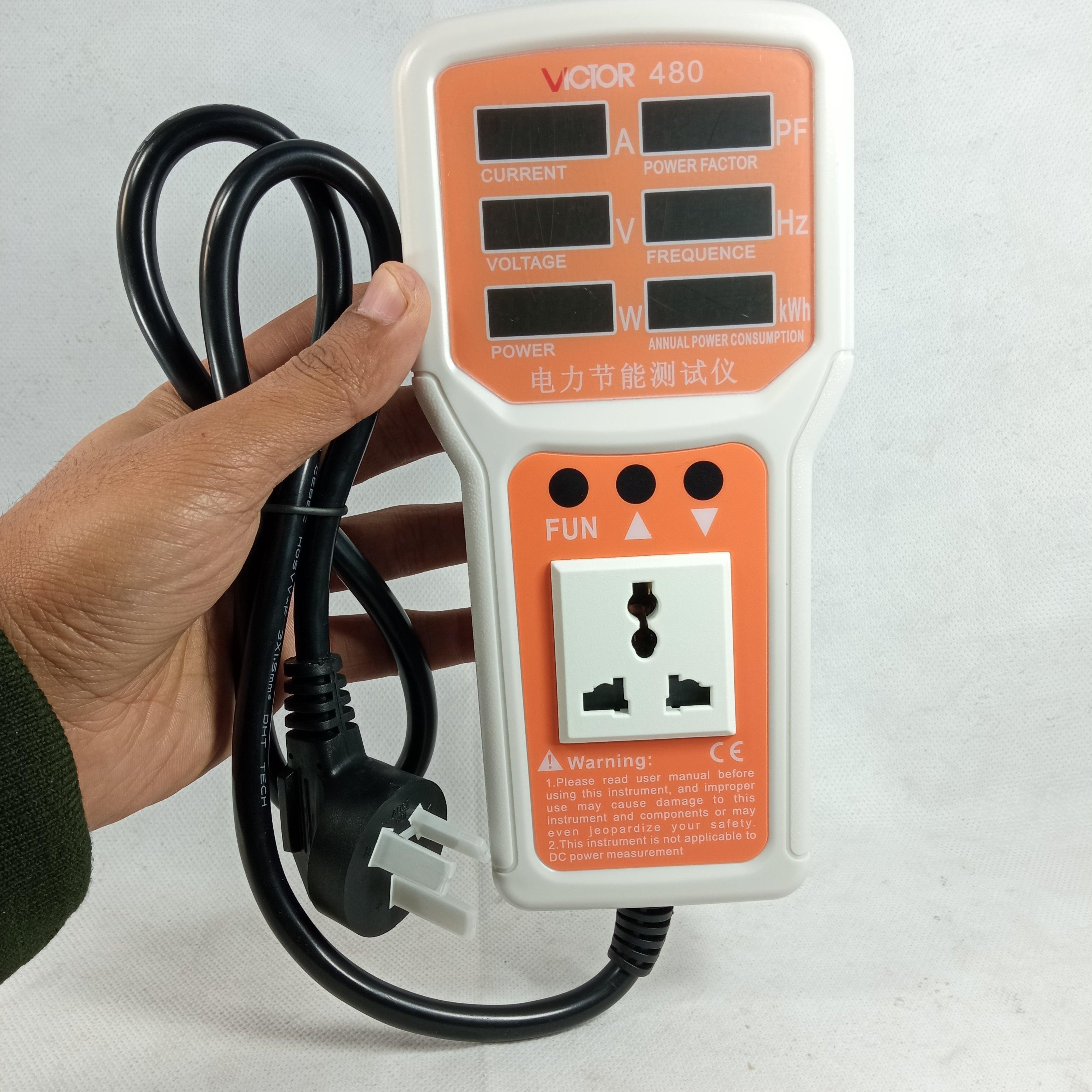 VC480 Energy Saving Monitor Consumption Meter Single Phase Annual Electricity in Pakistan