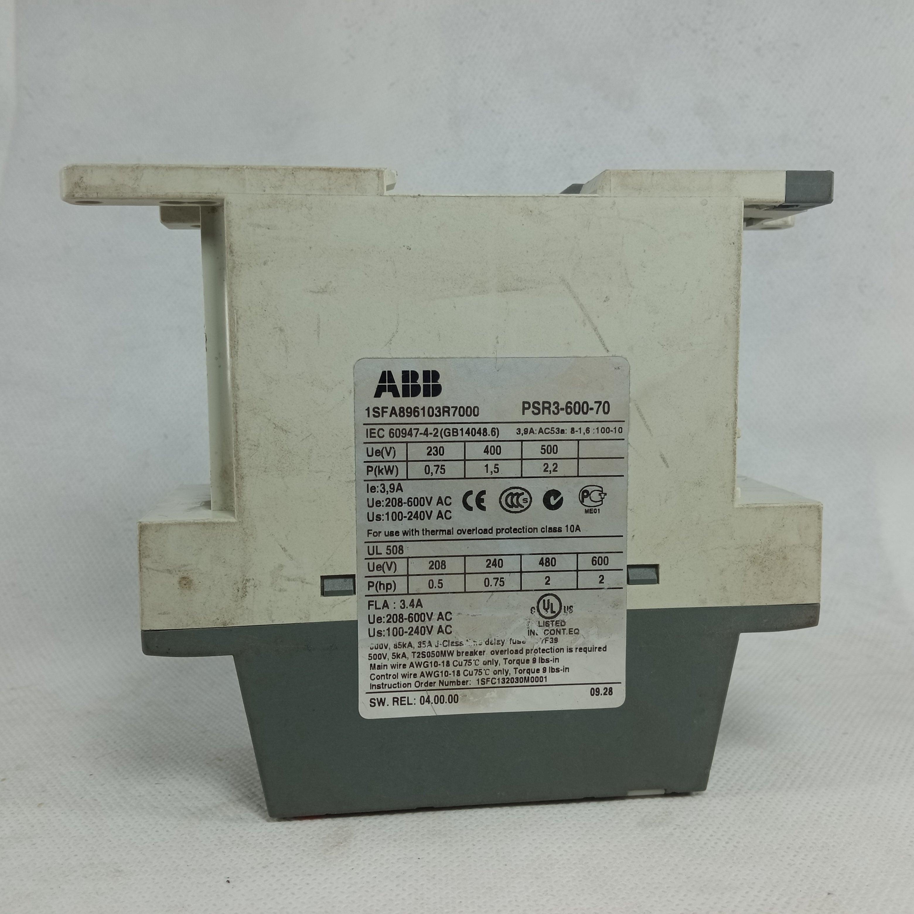 ABB Soft Starter PSR3-600-70 Lotted in Pakistan thumbnail 5