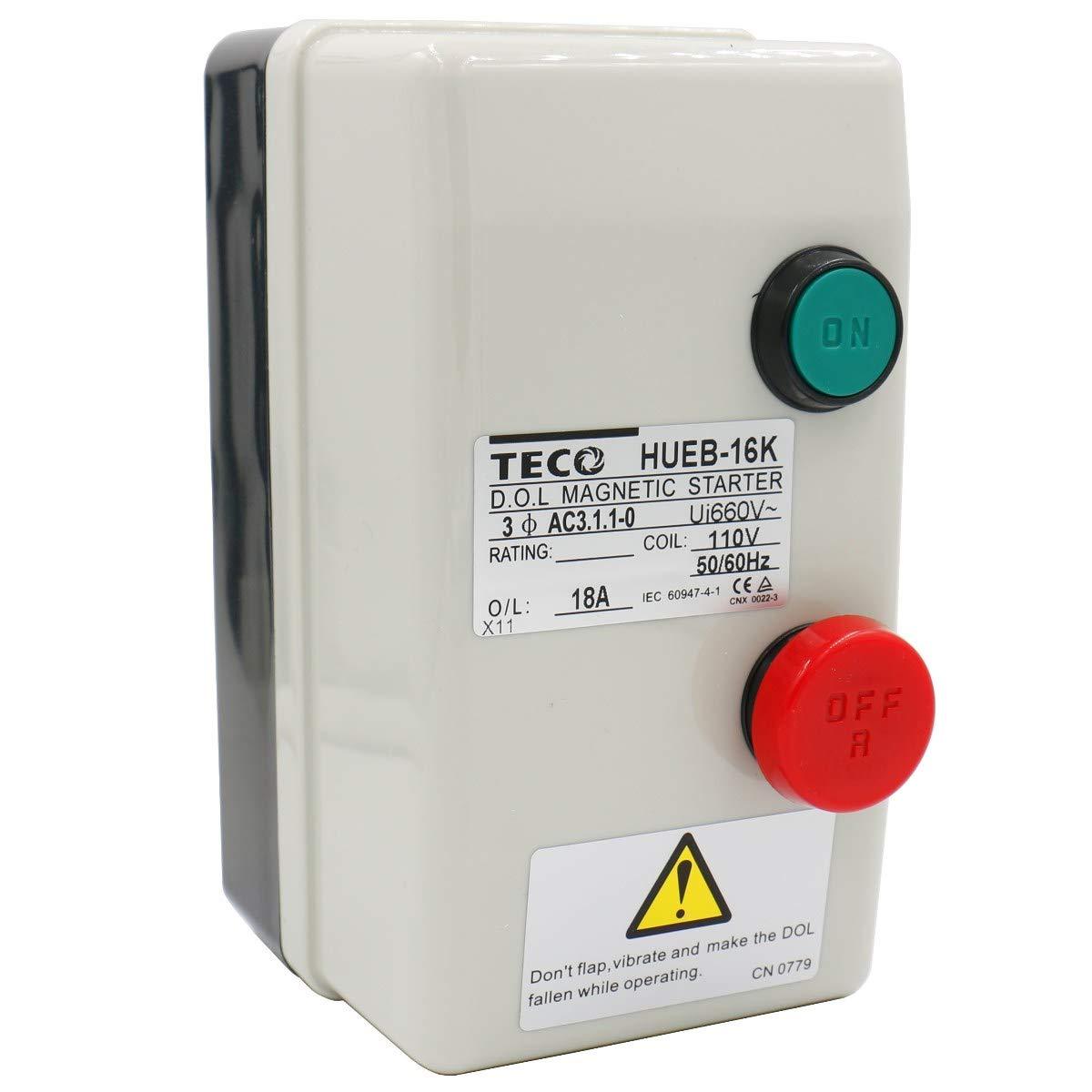 Teco Magnetic Starter On Off Switch Enclosed 3 Pole DOL stater in Pakistan - 75