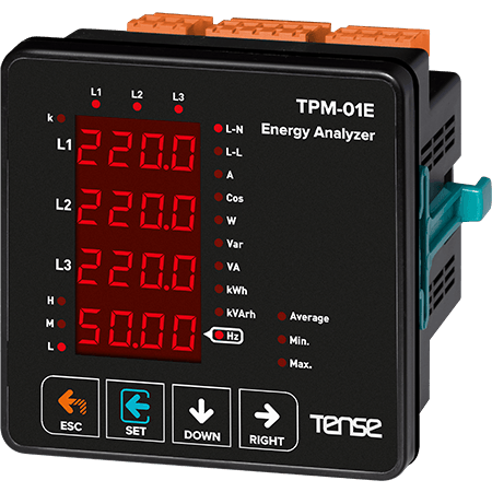 Tense TPM-01E Energy Analyzer with 4×4 Digit LED Display in Pakistan
