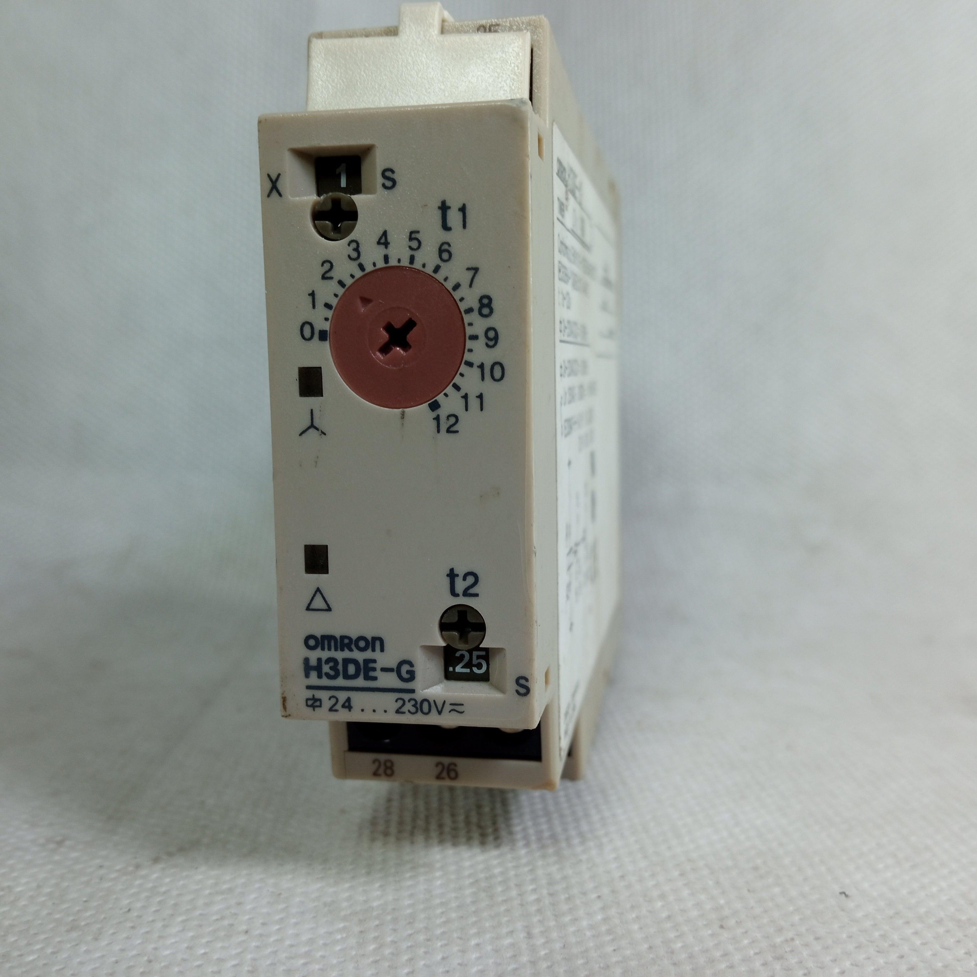 OMRON Timer Relay H3DE-G 24-230VAC/DC Lotted in Pakistan