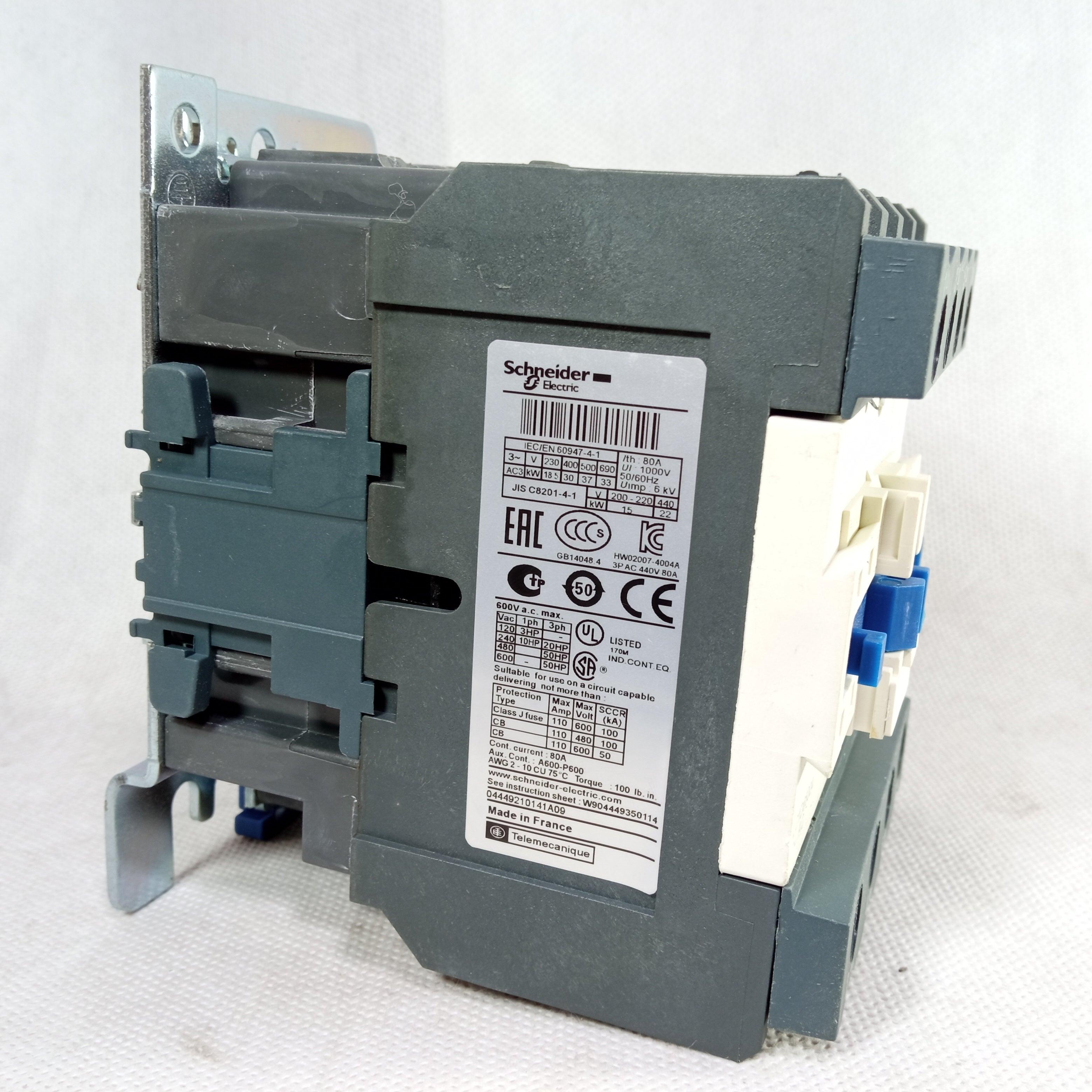 Schneider Contactor 4 Pole 80A LC1D65004  in Pakistan thumbnail 5