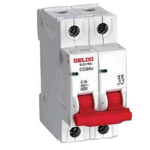 DELIXI MCB CDB6s, 10A 2P 230/400V AC Made in CHINA in Pakistan