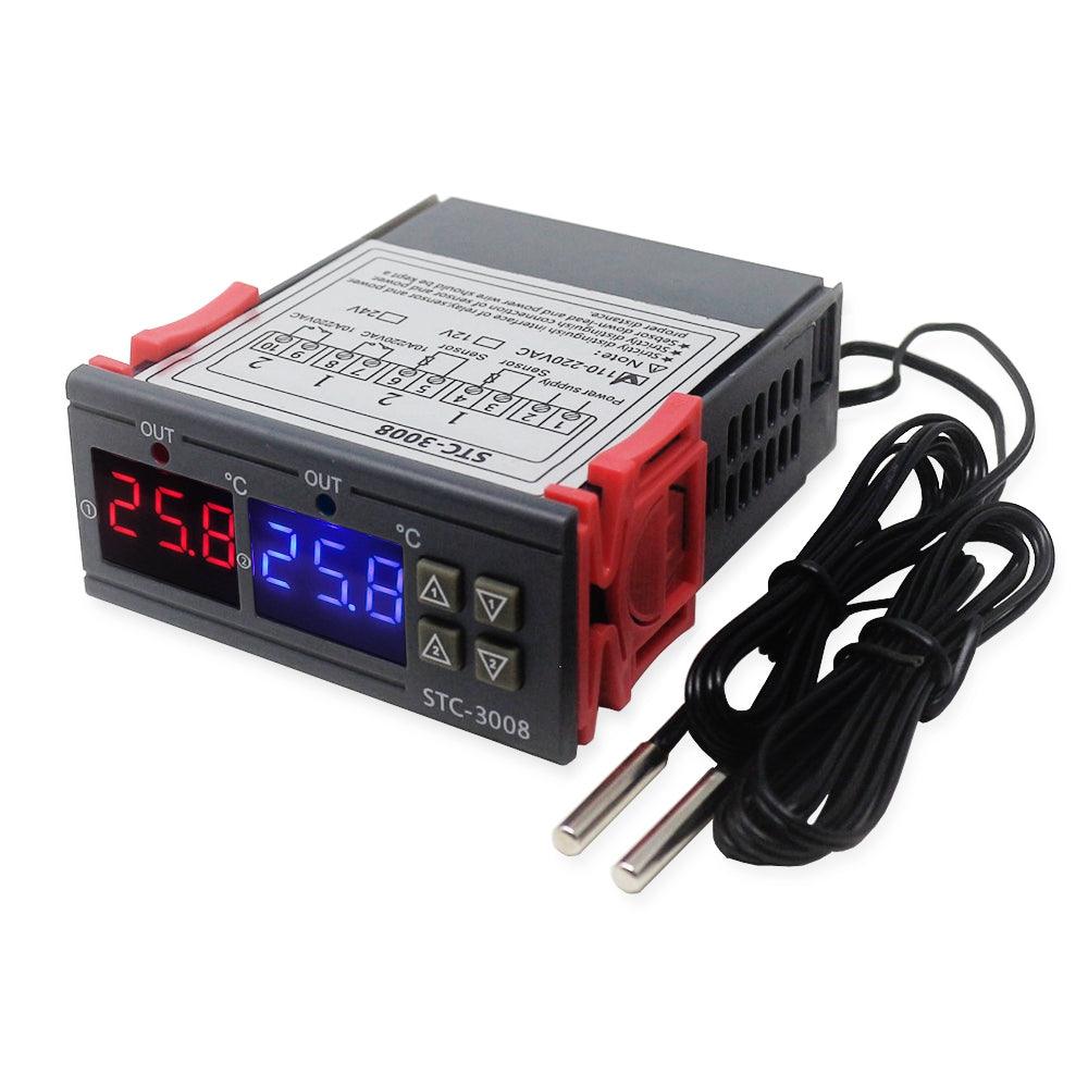 STC-3008 Dual Digital Incubator Thermostat Temperature Controller in Pakistan
