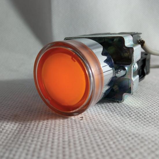 Push Button LA1391-BE101 With Light 22mm in Pakistan - Green thumbnail 3