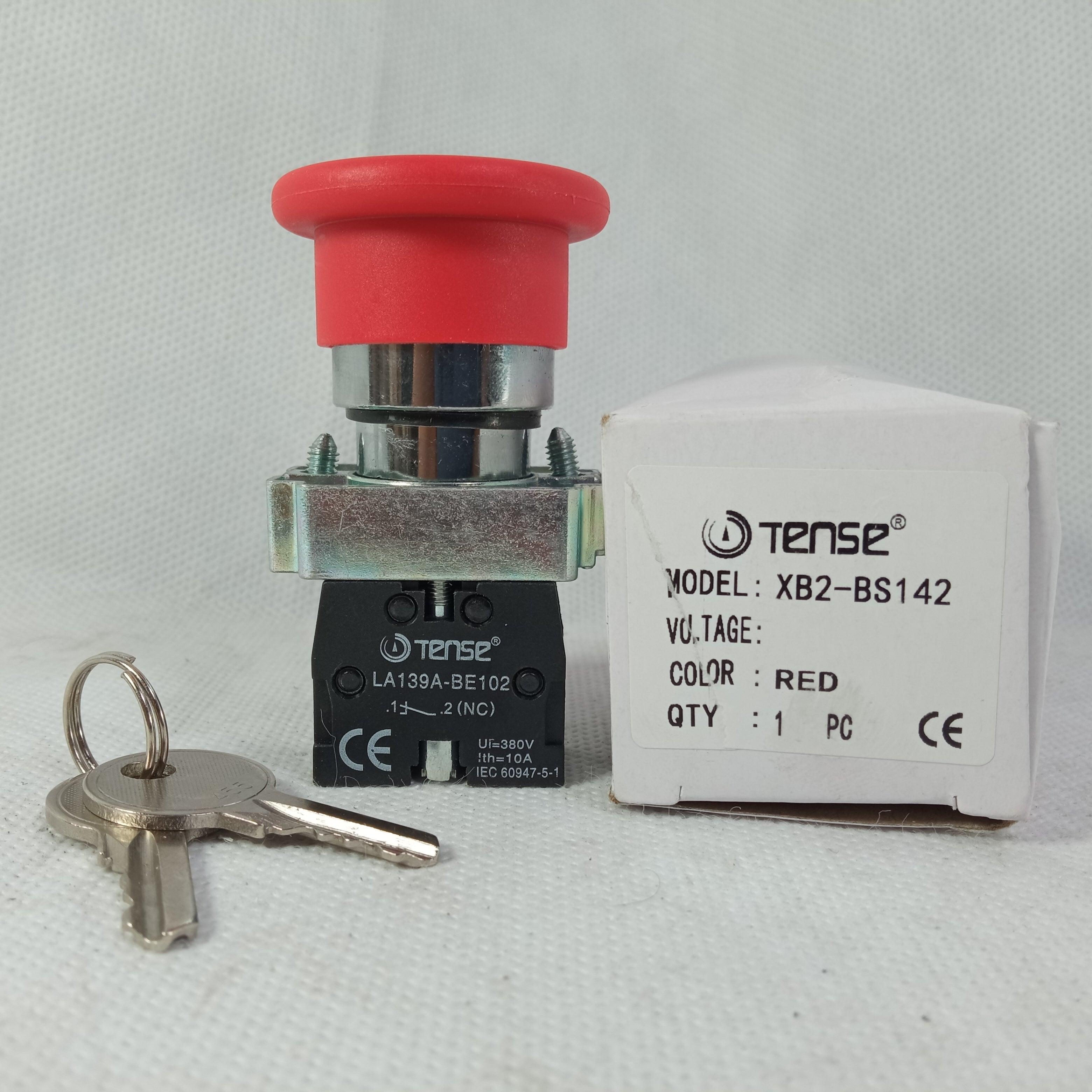 Turn to Release N/C Emergency Stop Mushroom Push Button Switch XB2-BS142 in Pakistan