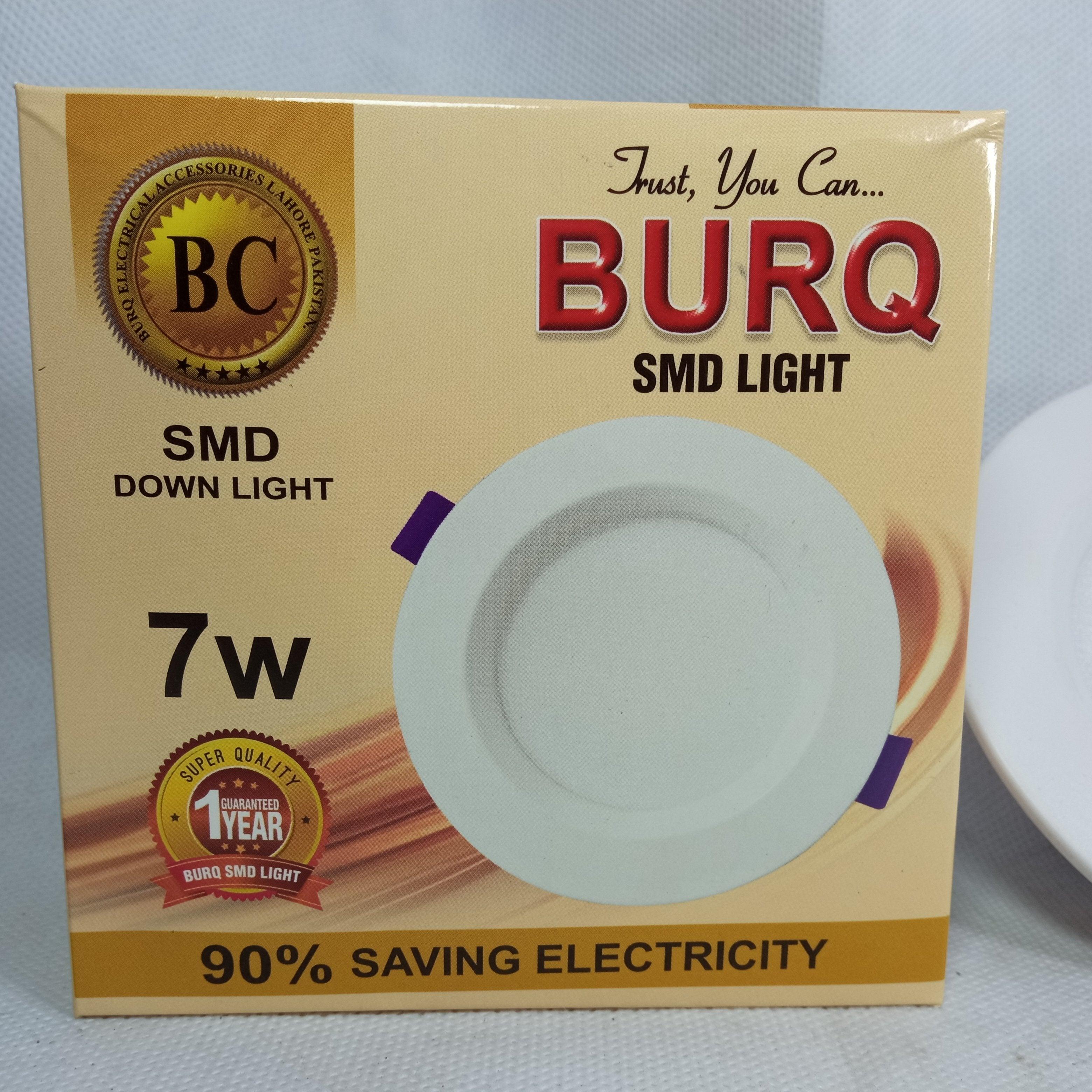 BURQ SMD Light Down Light 90% Saving Electricity in Pakistan - 7W (5 Pcs) thumbnail 6