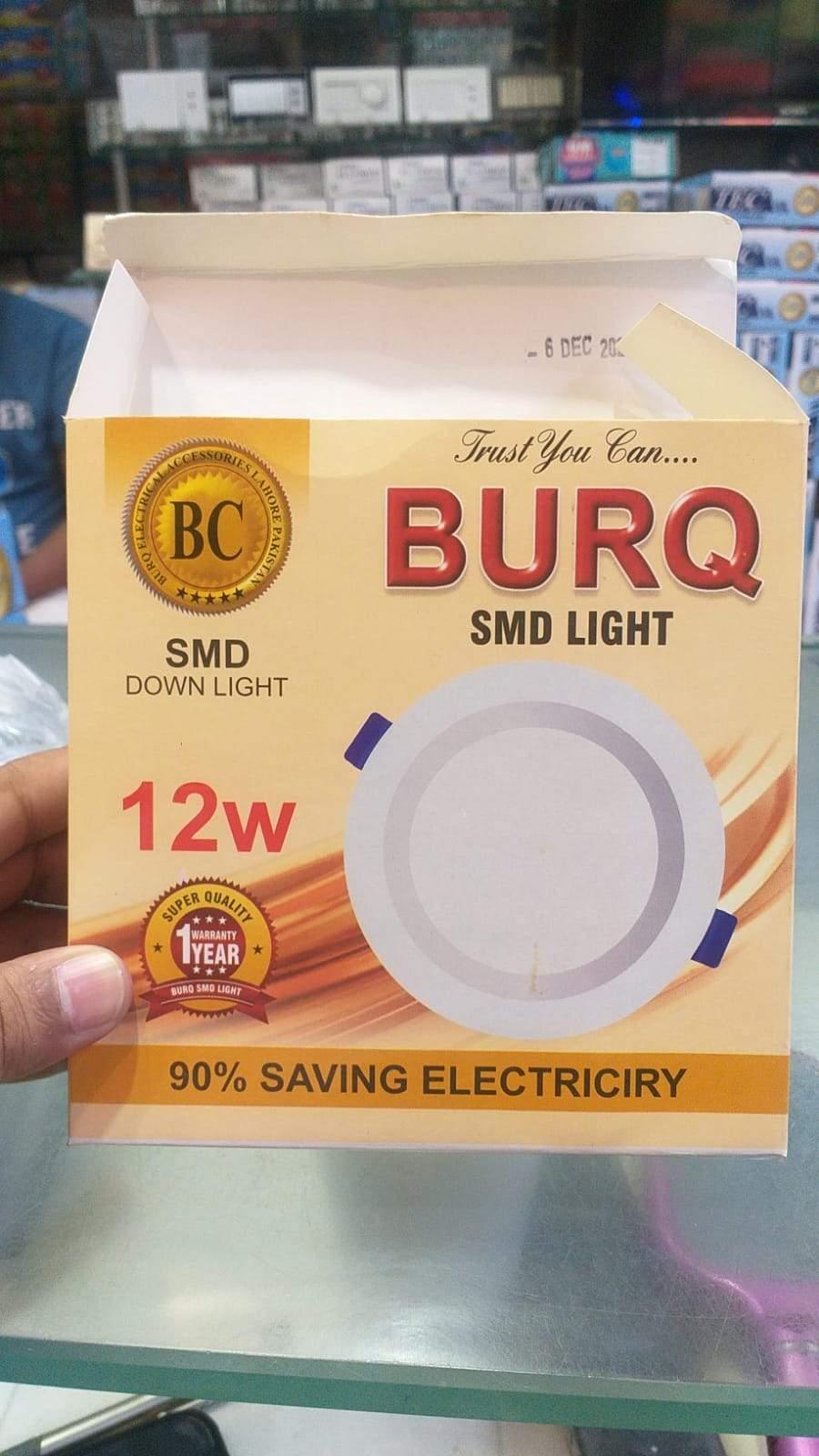 BURQ SMD Light Down Light 90% Saving Electricity in Pakistan - 7W (5 Pcs) thumbnail 7