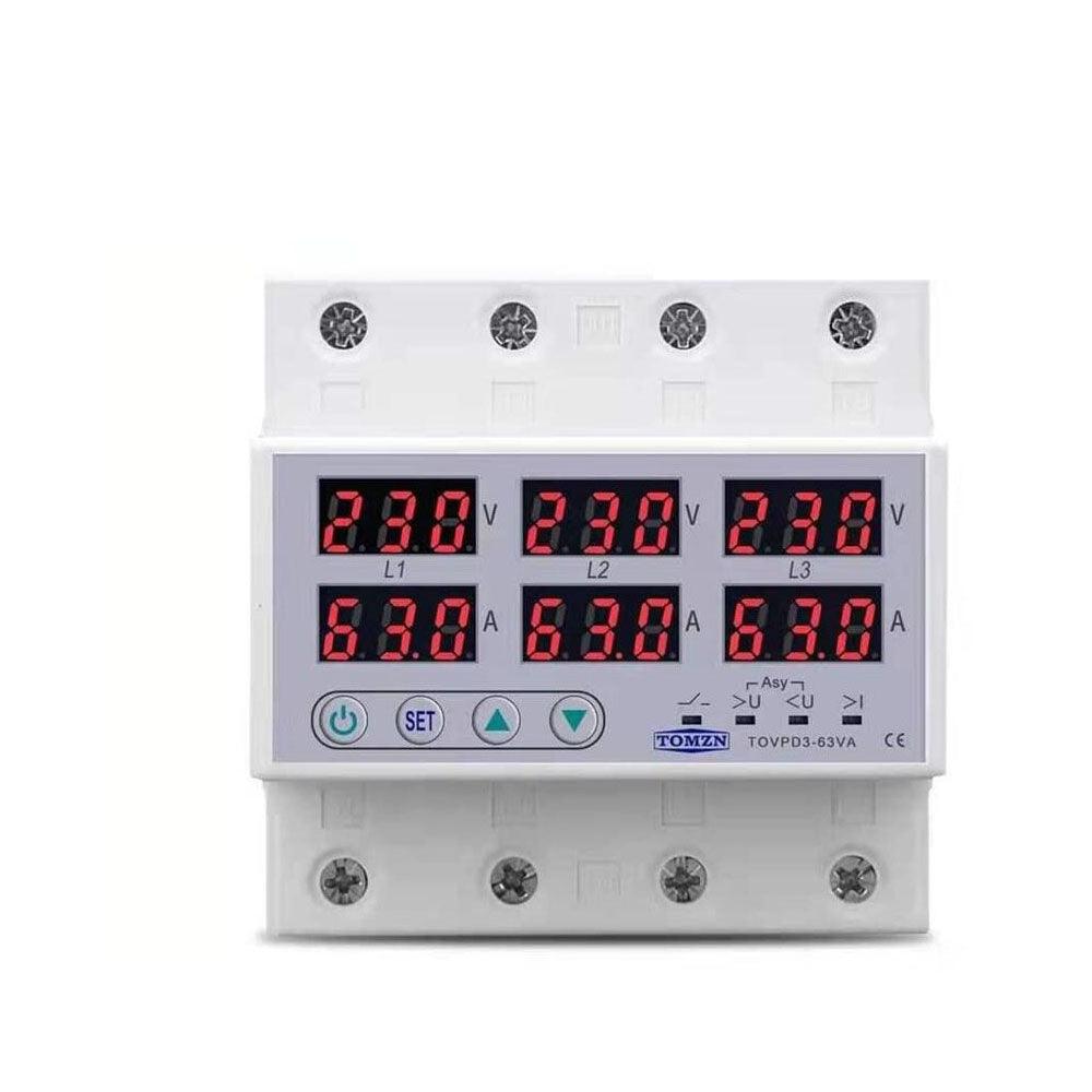 TOMZN Three-Phase Voltage and Current Protector TOVPD3 in Pakistan - 100A thumbnail 2