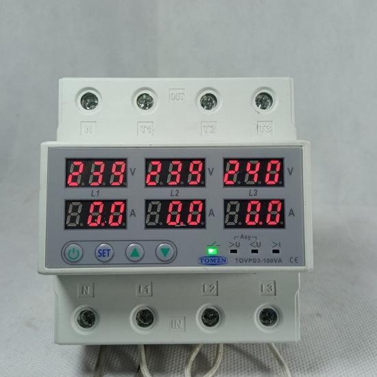 TOMZN Three-Phase Voltage and Current Protector TOVPD3 in Pakistan - 100A thumbnail 3