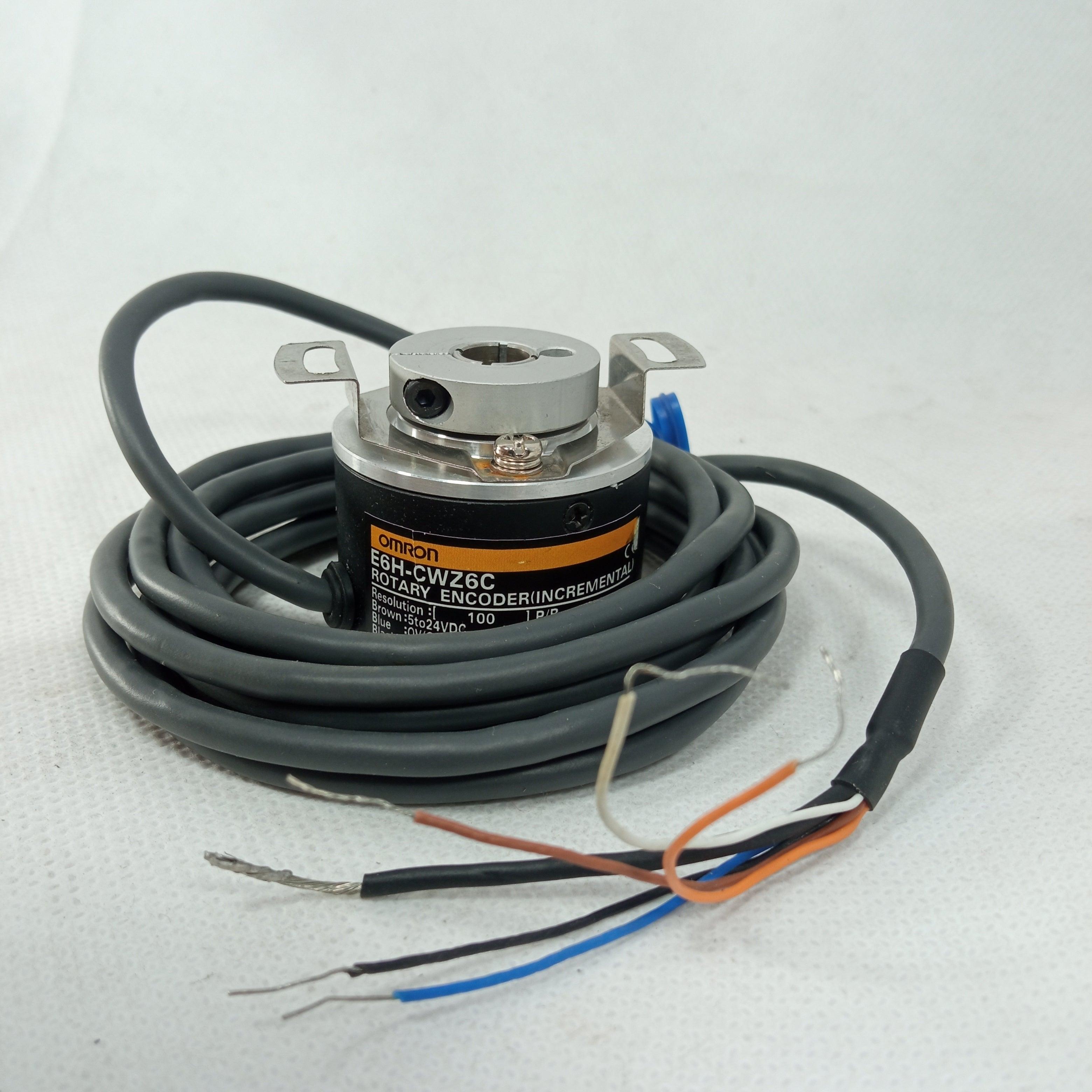 100PPR Omron E6H-CWZ6C Rotary Encoder 5 24VDC in Pakistan thumbnail 4