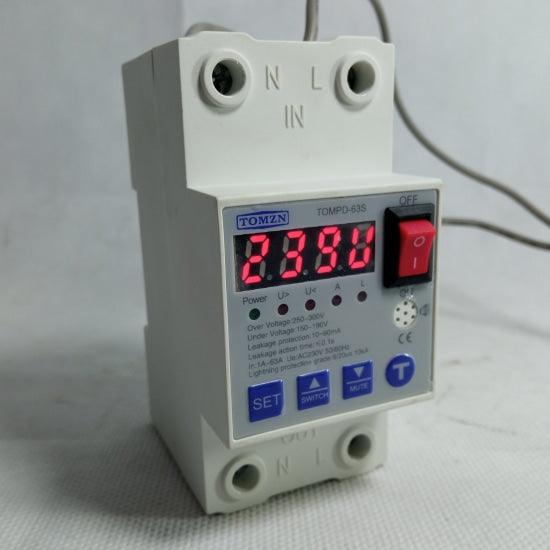TOMZN Earth Leakage Protector RCBO TOMZN 63A TOMPD-63 220V in Pakistan thumbnail 3