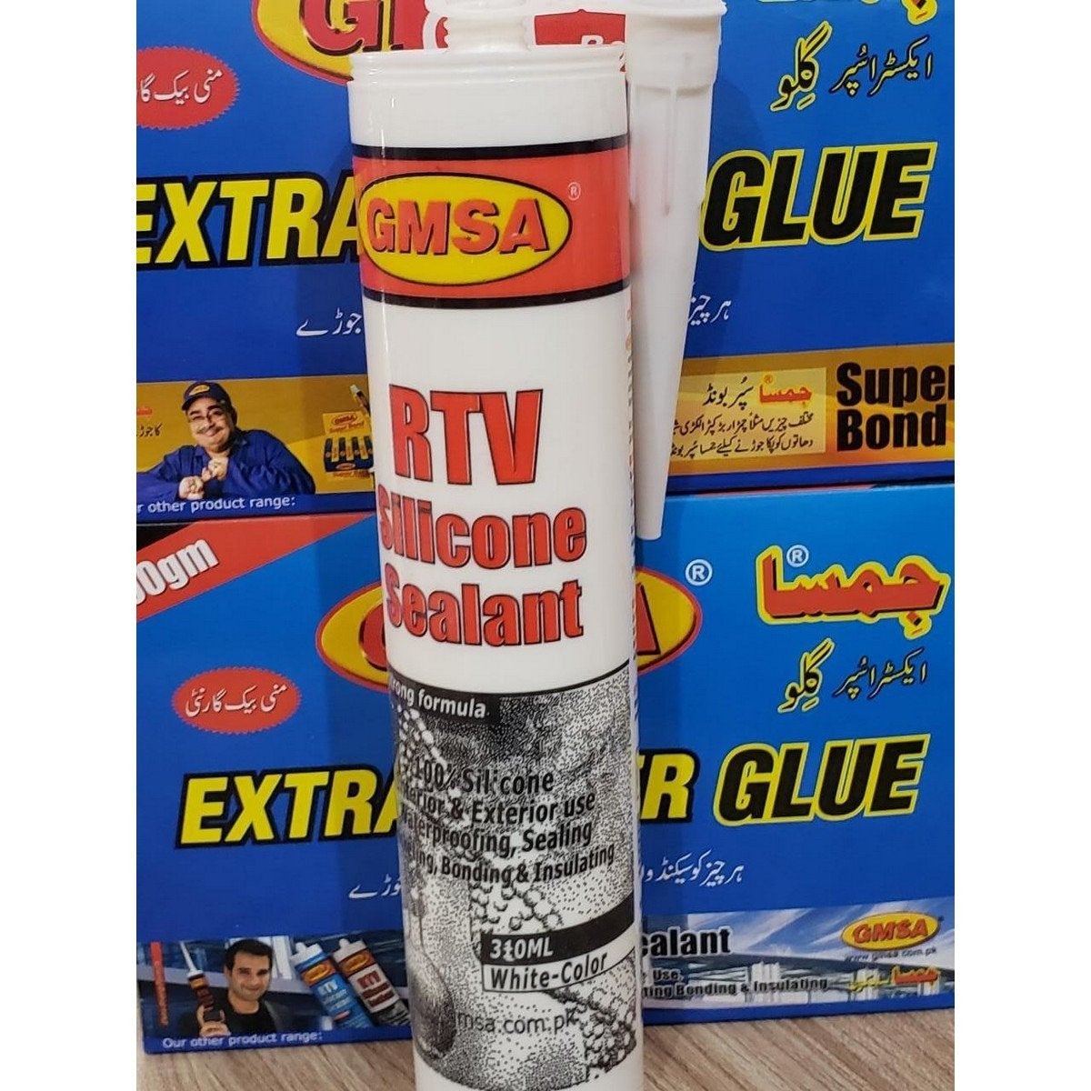 GMSA RTV Silicone Sealant Clear 310ml in Pakistan - Gray