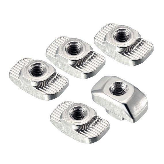 T Nuts Aluminium Extrusion Profile Parts in Pakistan 20pcs - T-NUT 20xM5 thumbnail 4