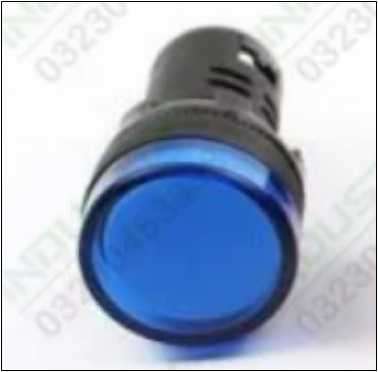 1 Piece LED Indicator Light 16mm Panel Mount in Pakistan - Blue / 220V thumbnail 8