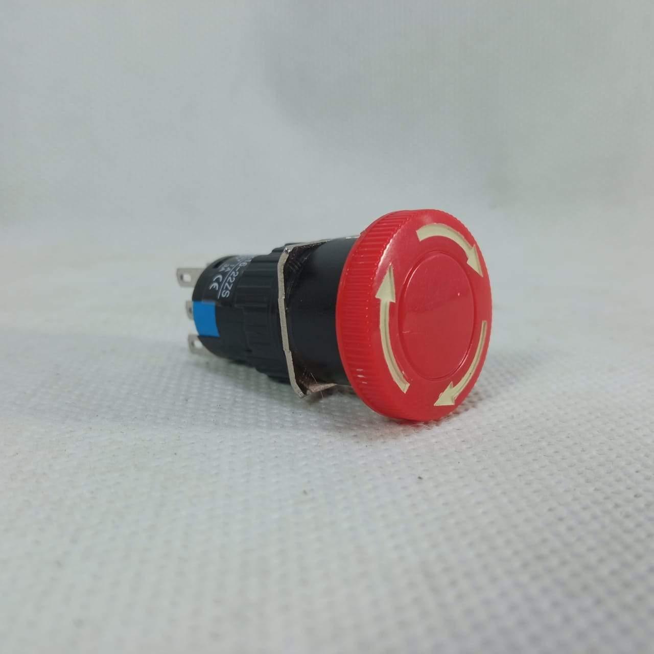 Emergency Stop Button Switch 16mm 6 Pins LAZ16-22ZS in Pakistan thumbnail 2