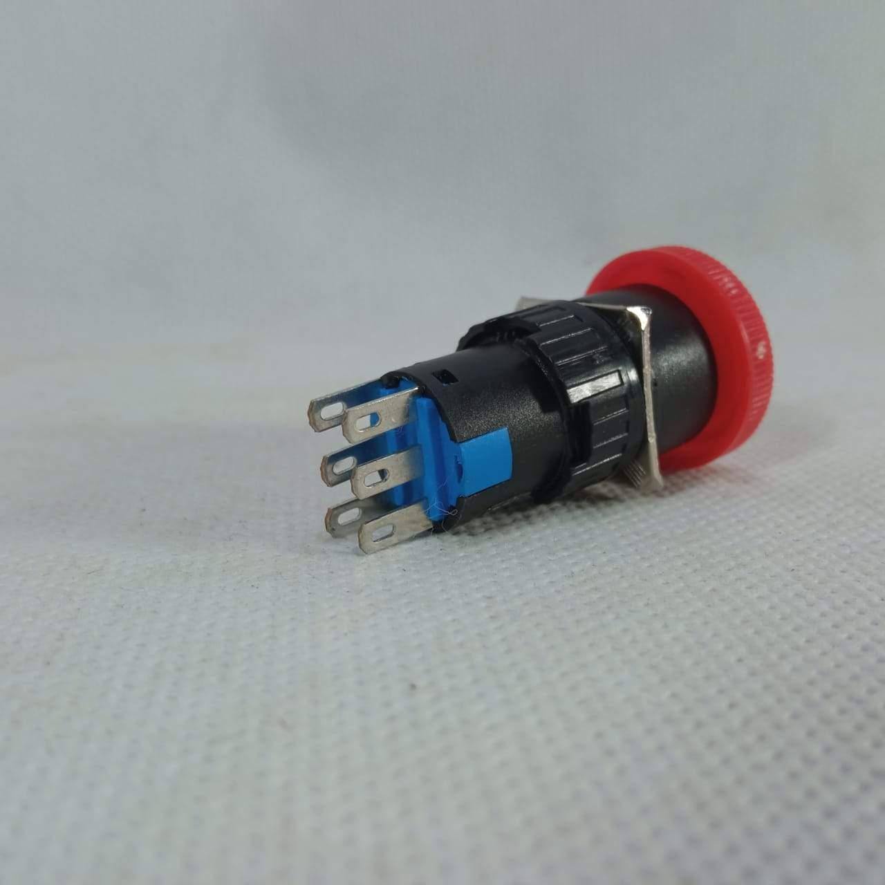 Emergency Stop Button Switch 16mm 6 Pins LAZ16-22ZS in Pakistan thumbnail 8