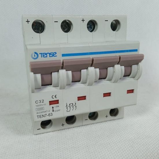 Tense MCB 1000V DC 4 Pole Circuit Breaker in Pakistan - 32A thumbnail 2