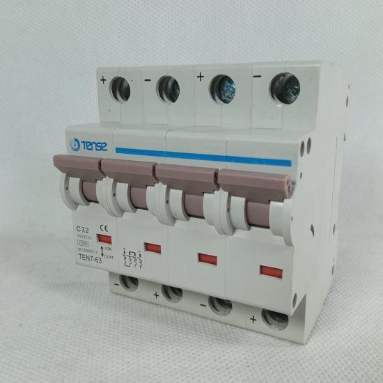 Tense MCB 1000V DC 4 Pole Circuit Breaker in Pakistan - 32A thumbnail 3