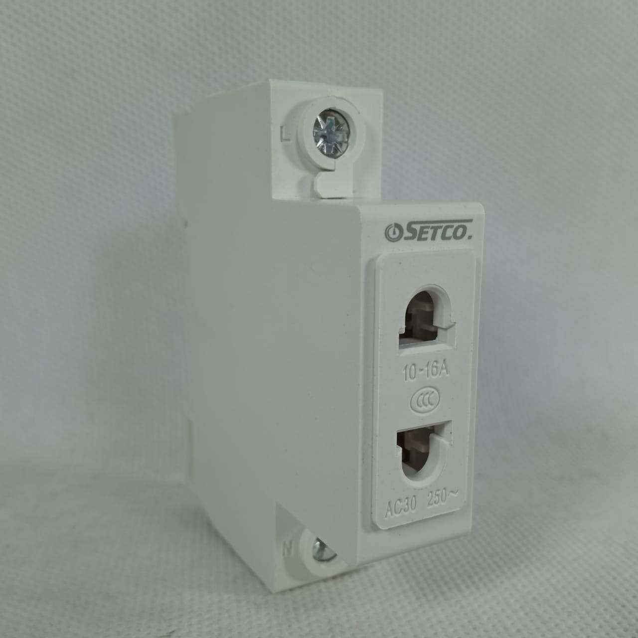 2 Pin Plug 250VAC 10-16A DIN Rail Mount AC30 Modular Power Socket in Pakistan thumbnail 2