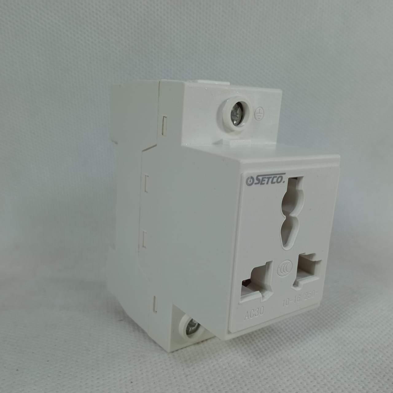 Setco 10-16A 250V Single One 2 Pole 2 Pin Plug in Pakistan thumbnail 2