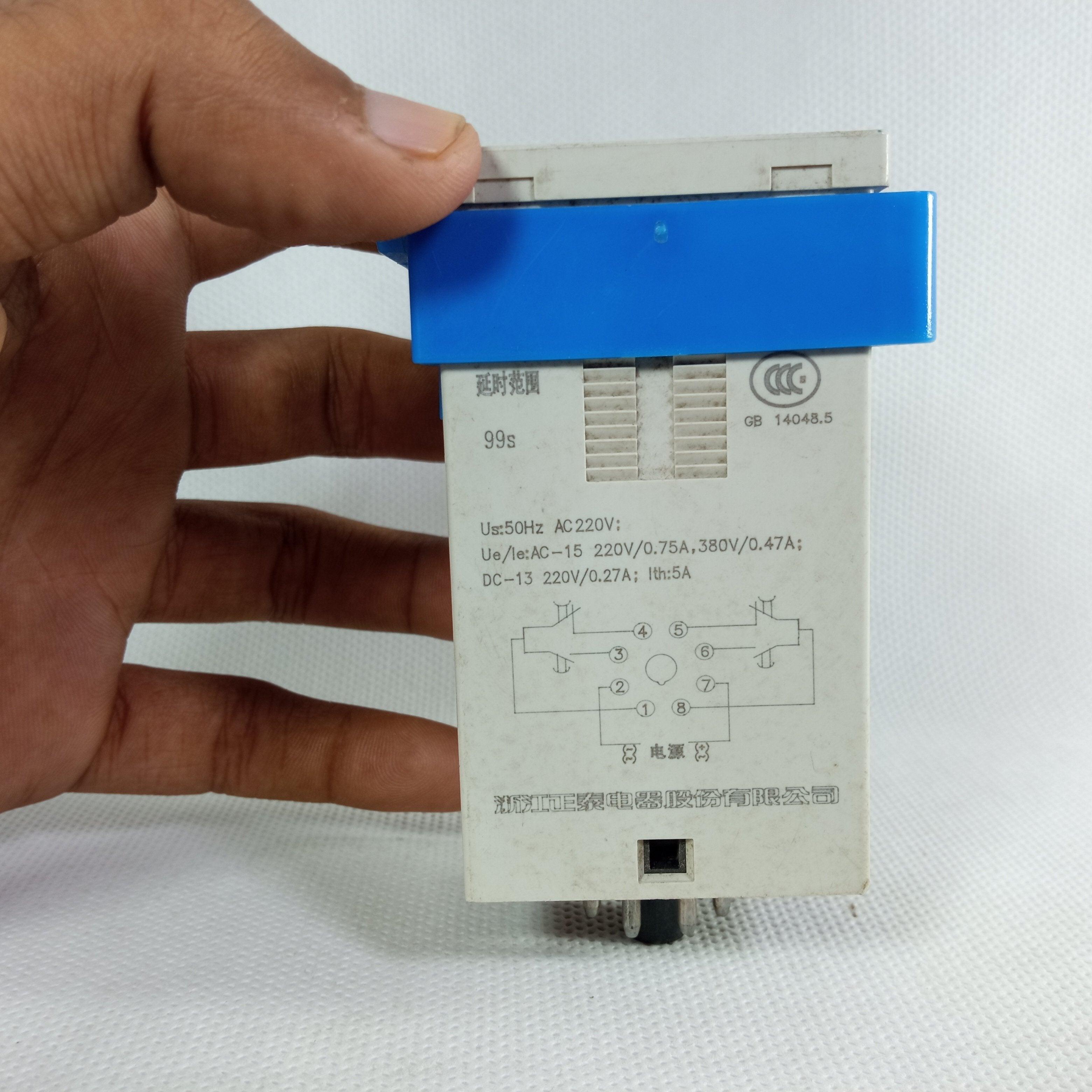 CHINT Time Relay JSS48A-G2 99s AC 220V DC24V in Pakistan thumbnail 4