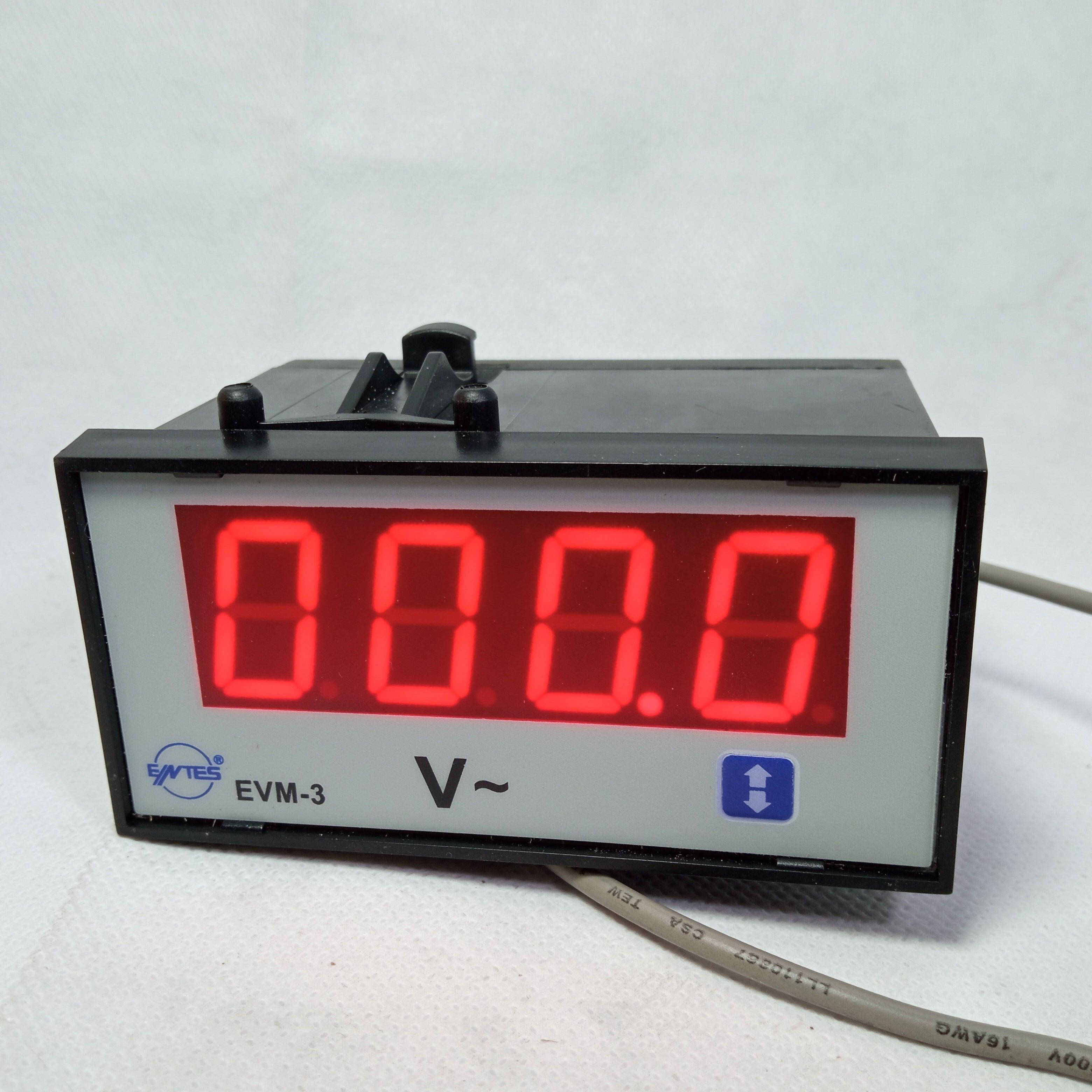 Digital voltage meter EVM-3 48x96mm digital panel meter in Pakistan thumbnail 3