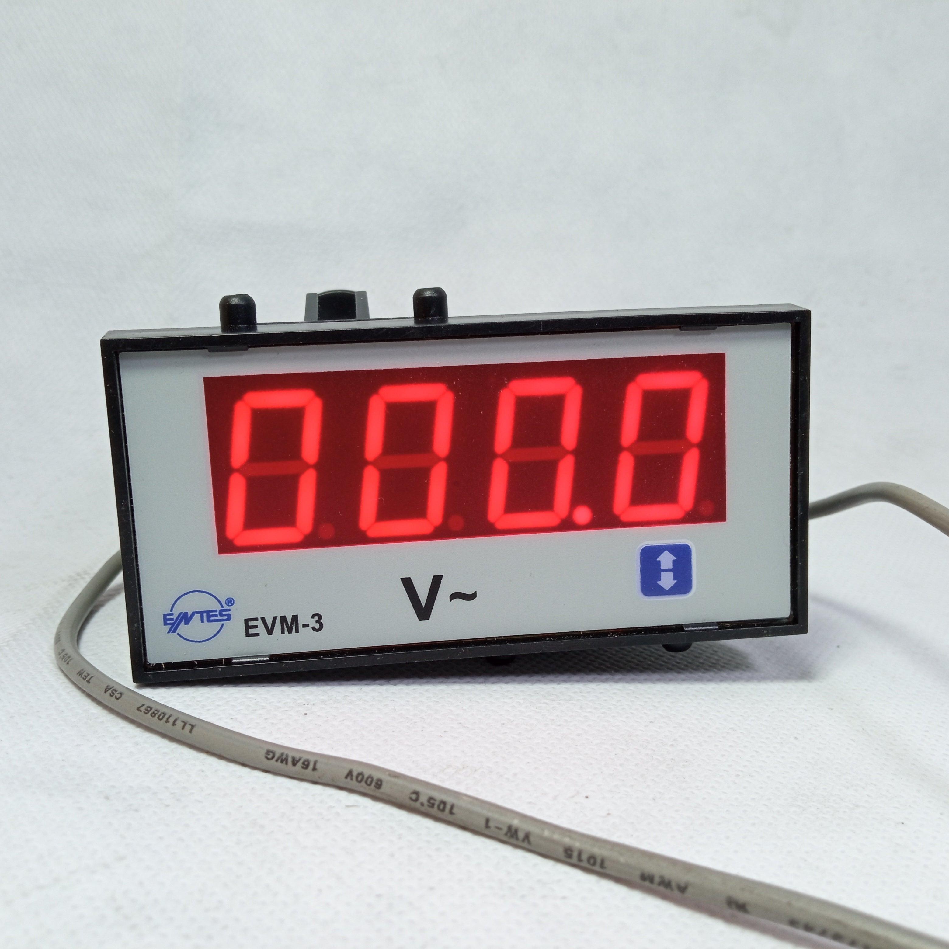 Digital voltage meter EVM-3 48x96mm digital panel meter in Pakistan thumbnail 5