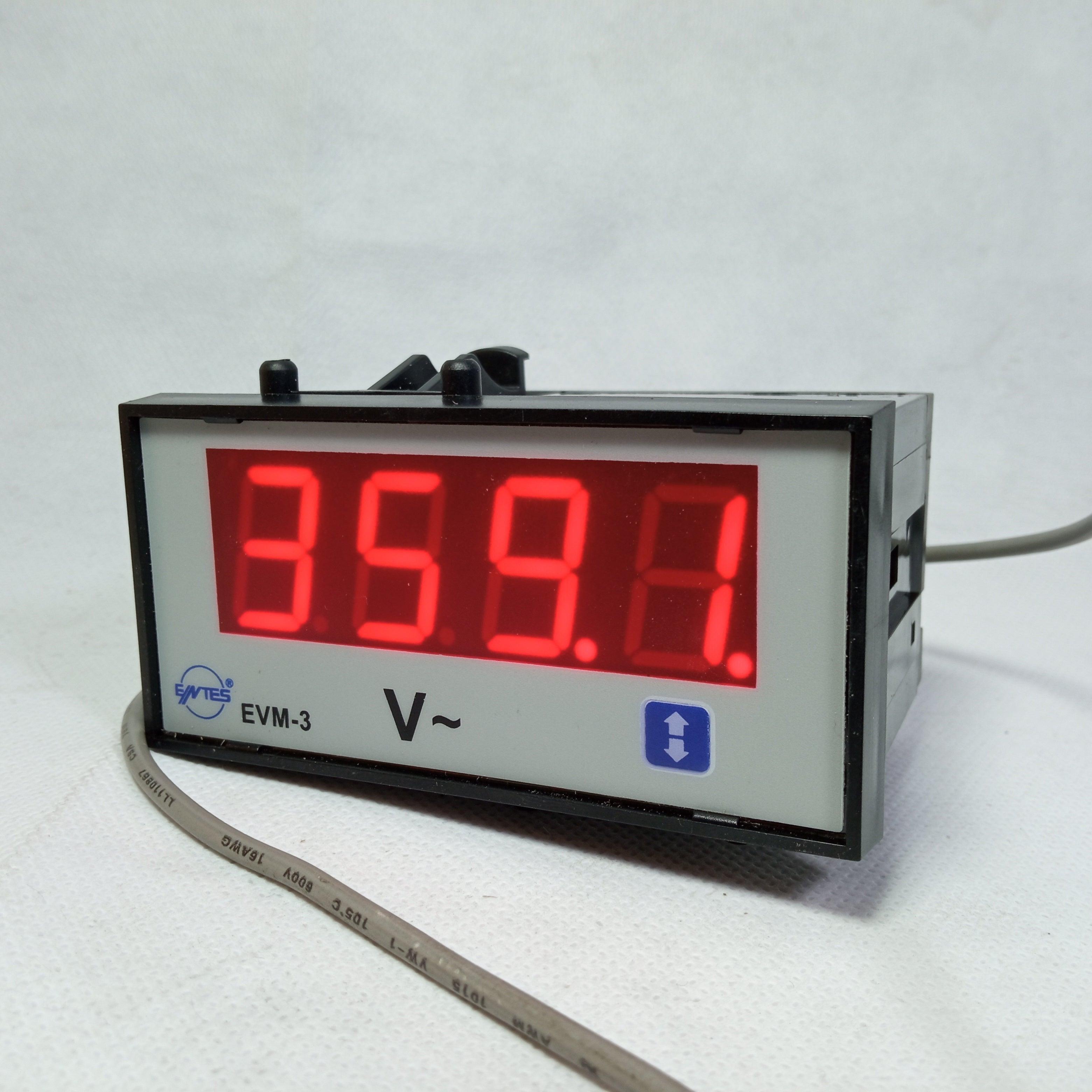 Digital voltage meter EVM-3 48x96mm digital panel meter in Pakistan thumbnail 7