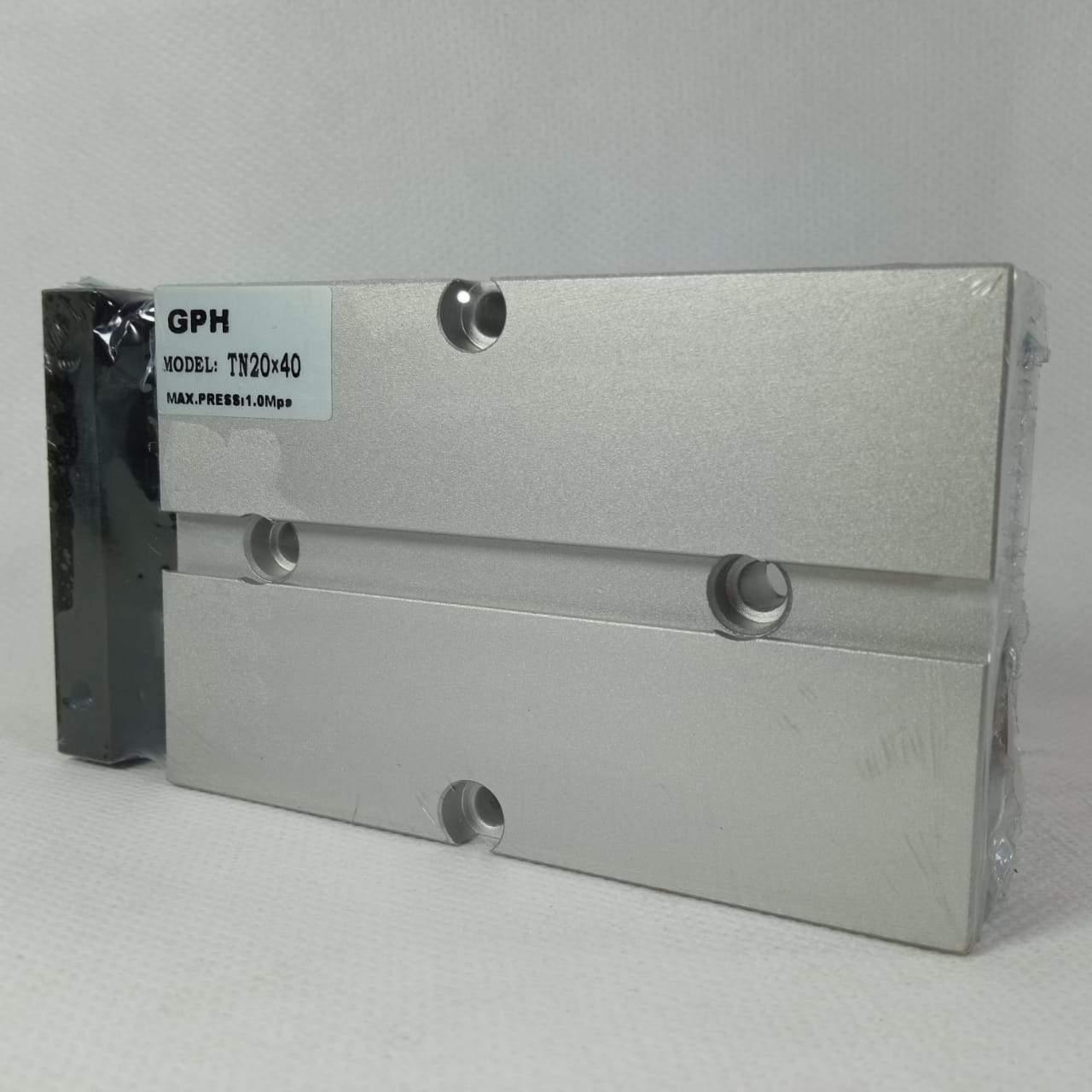 Pneumatic  Double Rod Aluminum Alloy Cylinder Bore in Pakistan - TN20 x 40 thumbnail 2