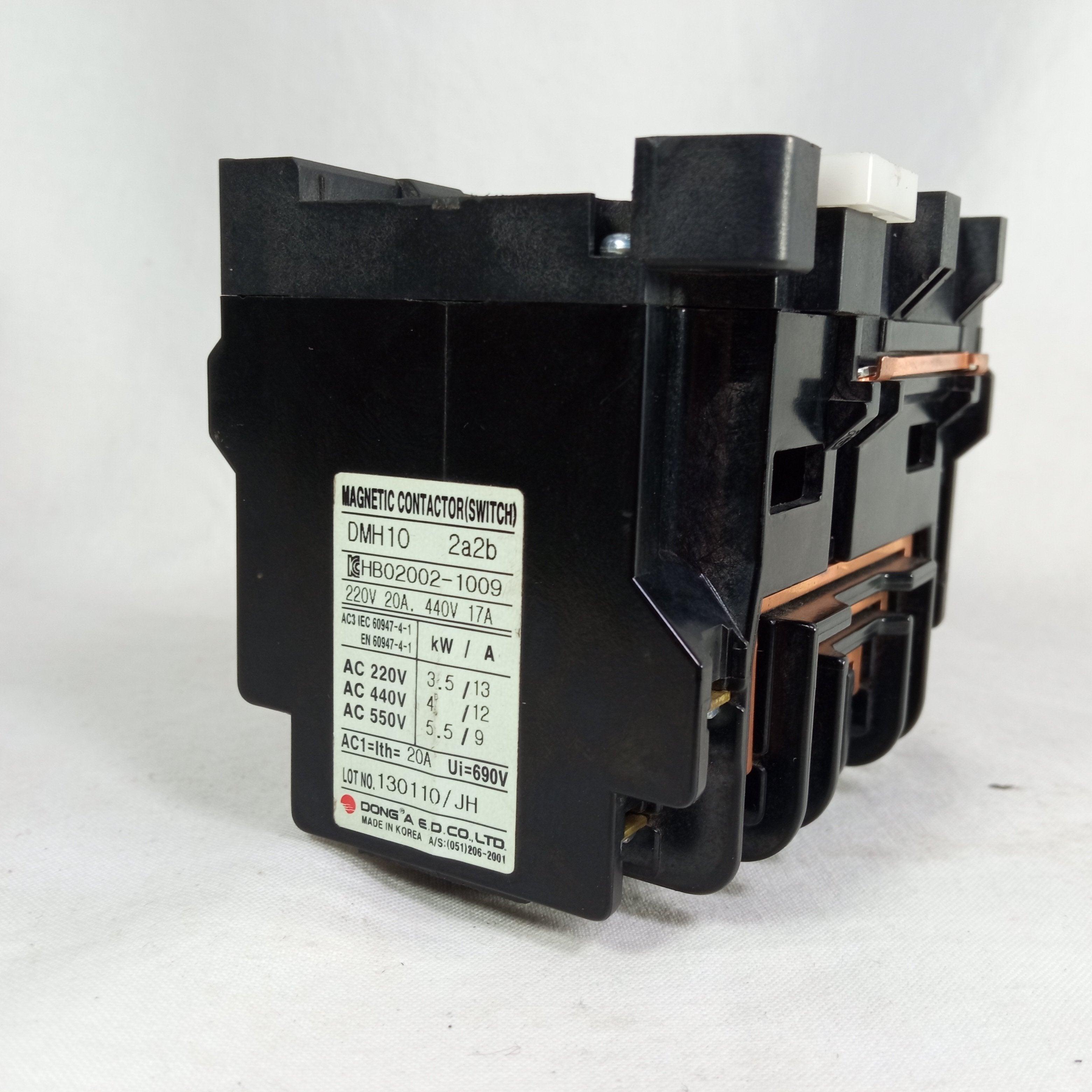 AC Magnetic Contactor DMH10 2a2b 220v interlock switch in Pakistan thumbnail 3