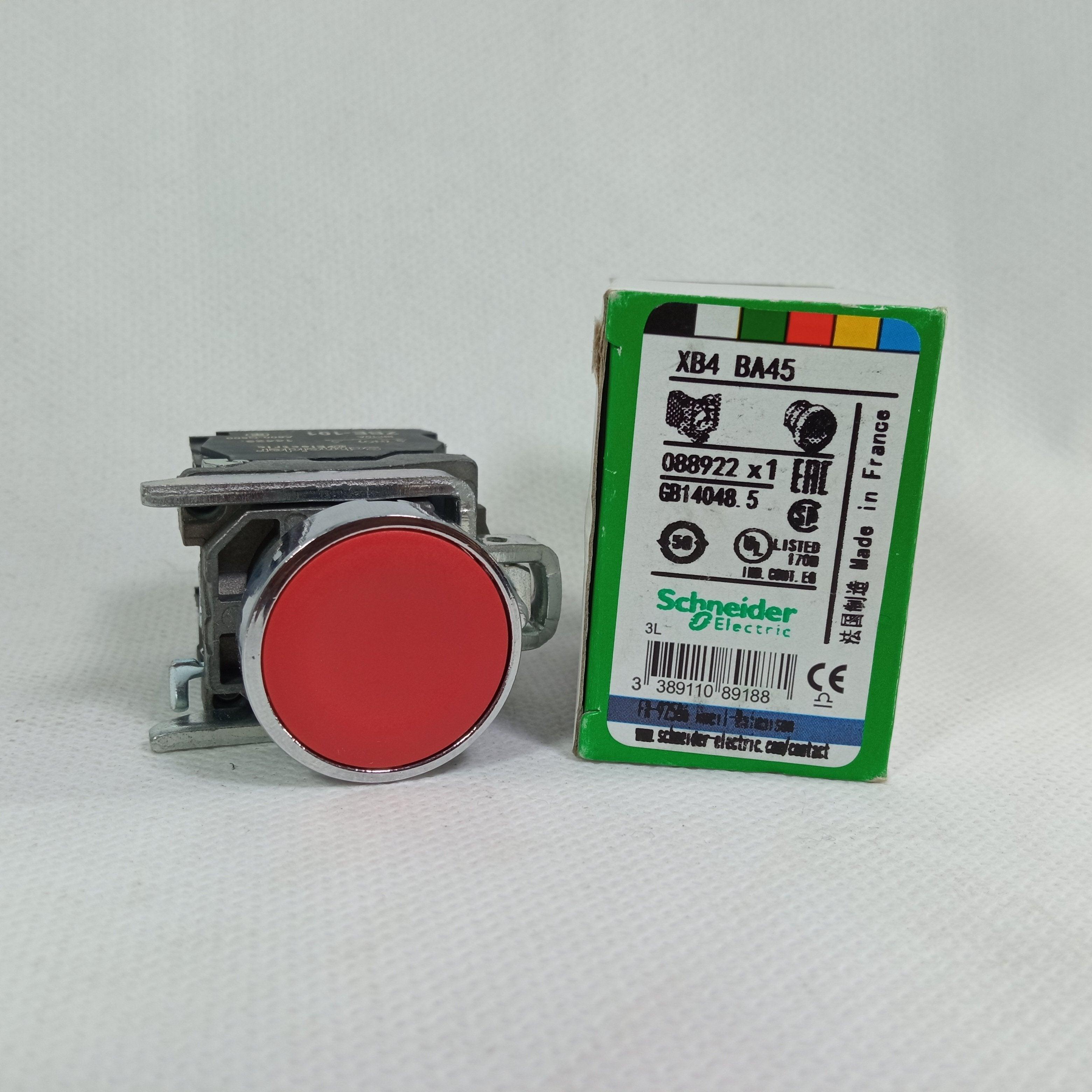 Schneider 22mm Push Button / Miniature  Push Button On Off Switch in Pakistan - Red thumbnail 4