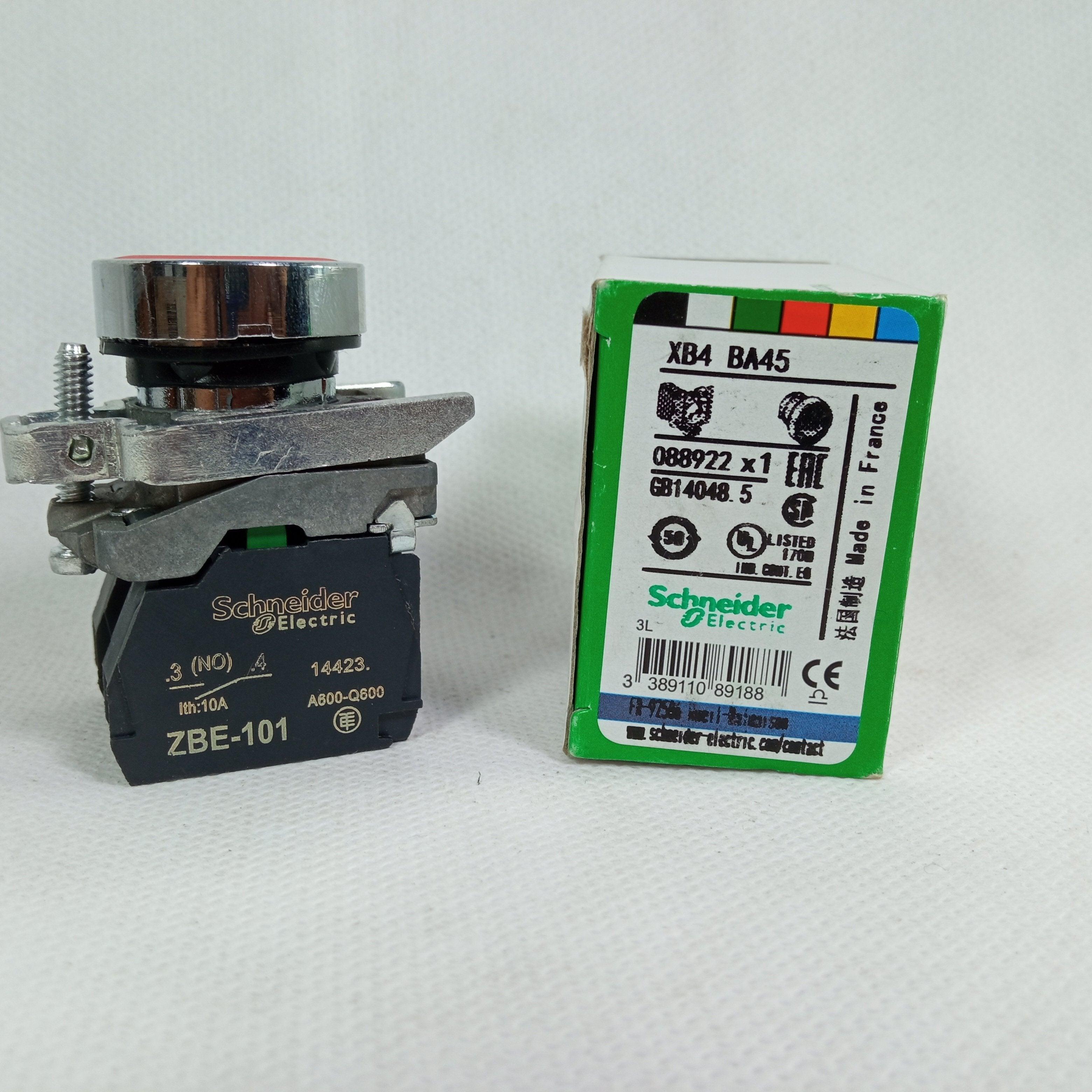 Schneider 22mm Push Button / Miniature  Push Button On Off Switch in Pakistan - Green thumbnail 3