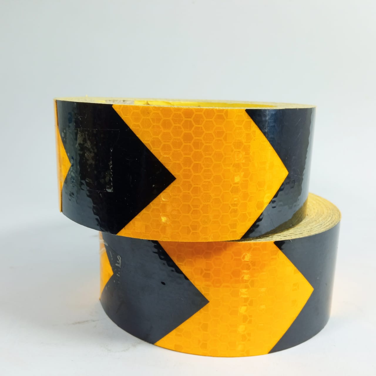 Reflector Arrow Tape China Made 50 Foot Roll in Pakistan - 2” x 50 Foot / Red & Gold thumbnail 4