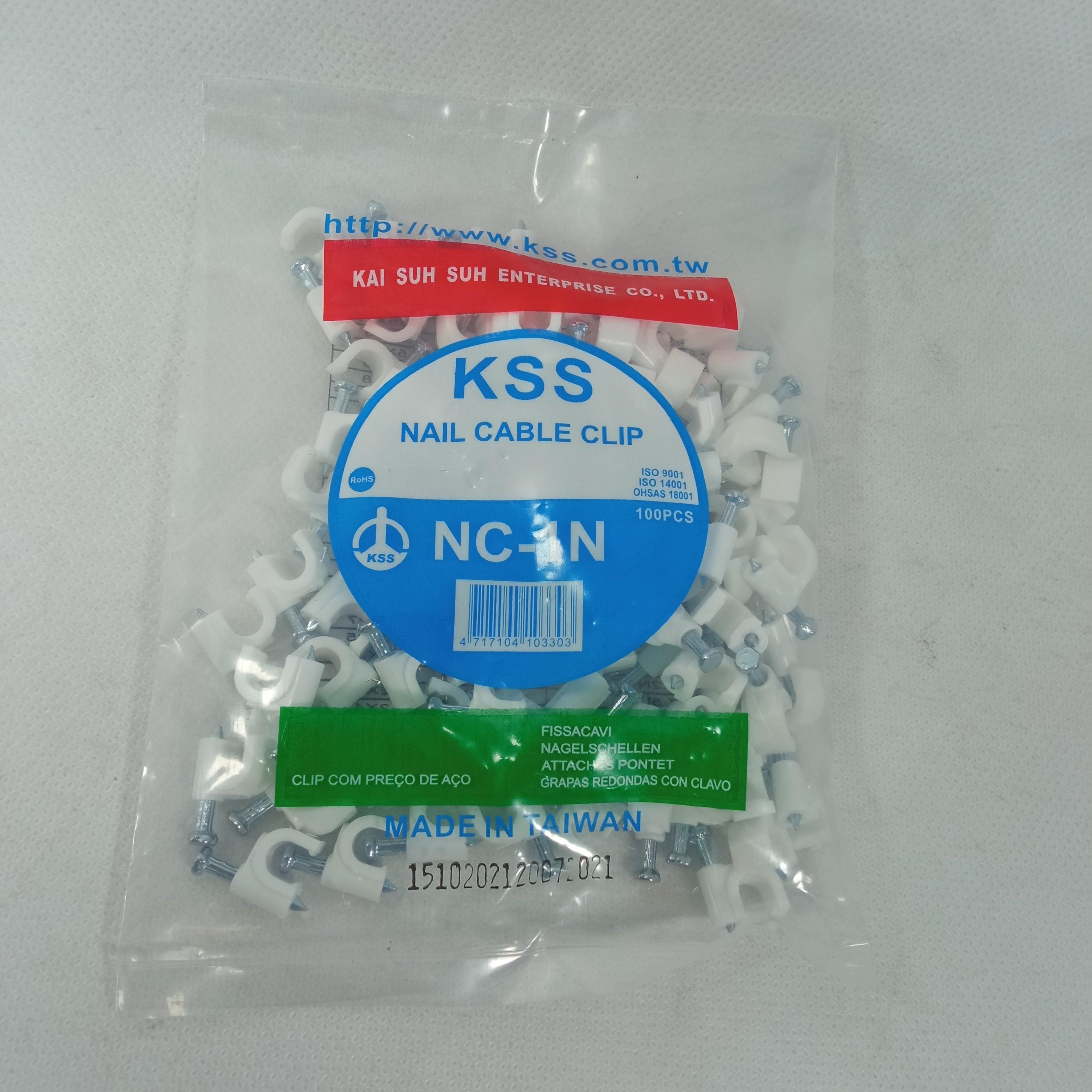 KSS Nail Clamp Cable Clip Wire Clip Different Sizes in Pakistan - 7mm thumbnail 2