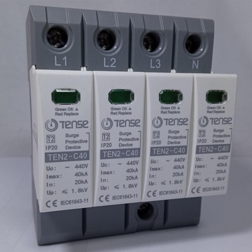 Surge Protective Device IP20 TEN2-C40 40KA 4 Pole AC TENSE in Pakistan - Feed Back