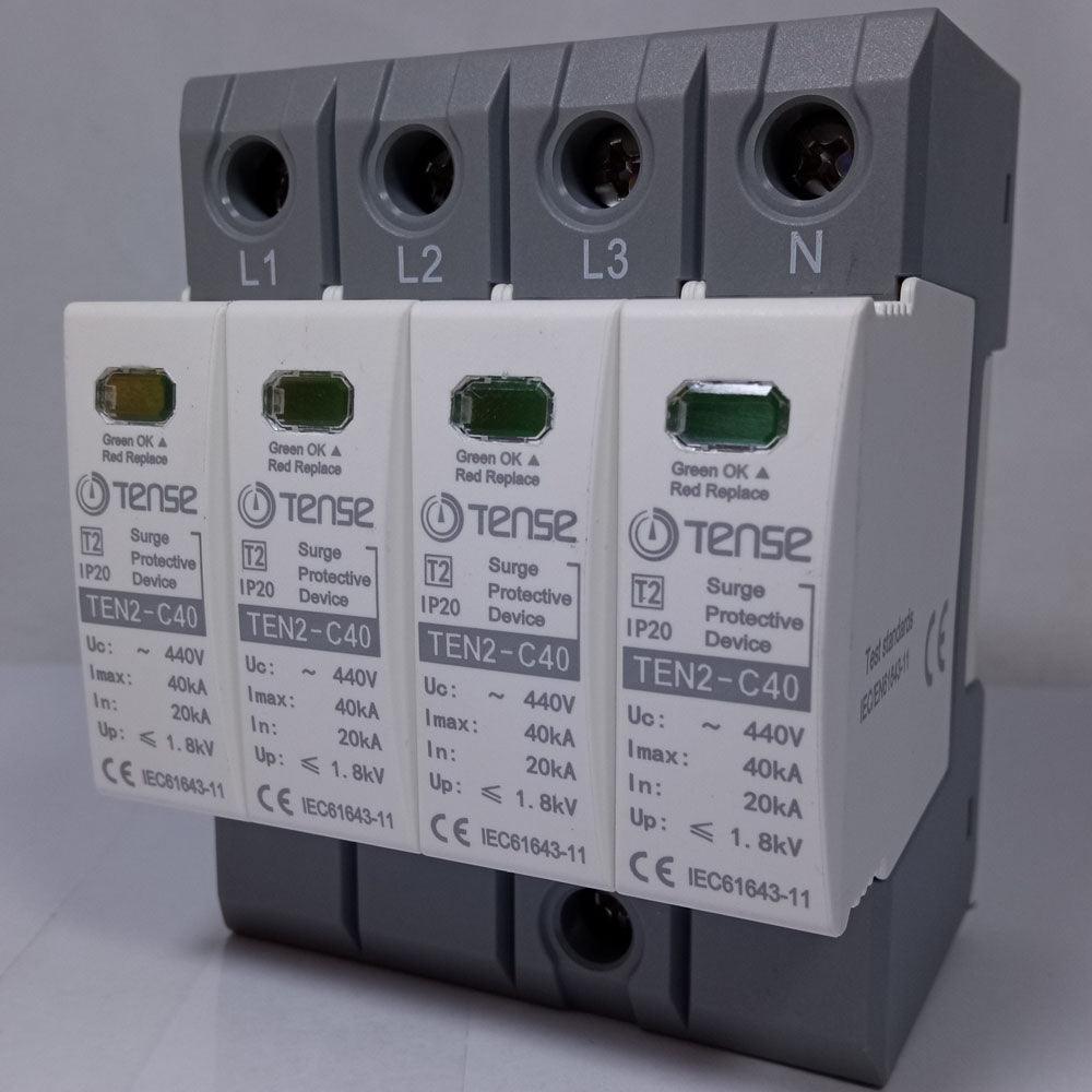 Surge Protective Device IP20 TEN2-C40 40KA 4 Pole AC TENSE in Pakistan - Feed Back thumbnail 2