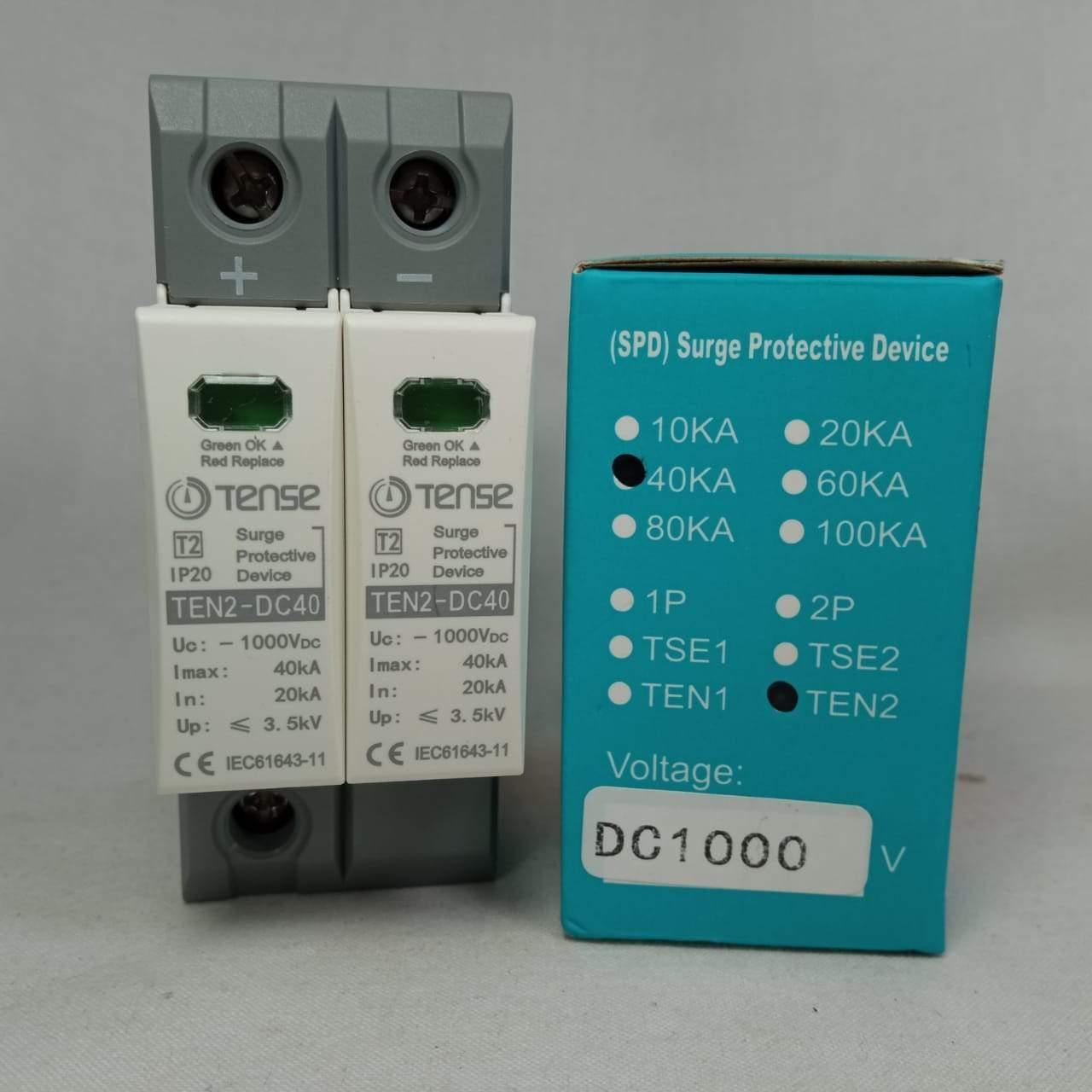 TENSE DC Surge Protective Device IP20 TEN2-DC40 40KA 2 Pole in Pakistan - Feed back