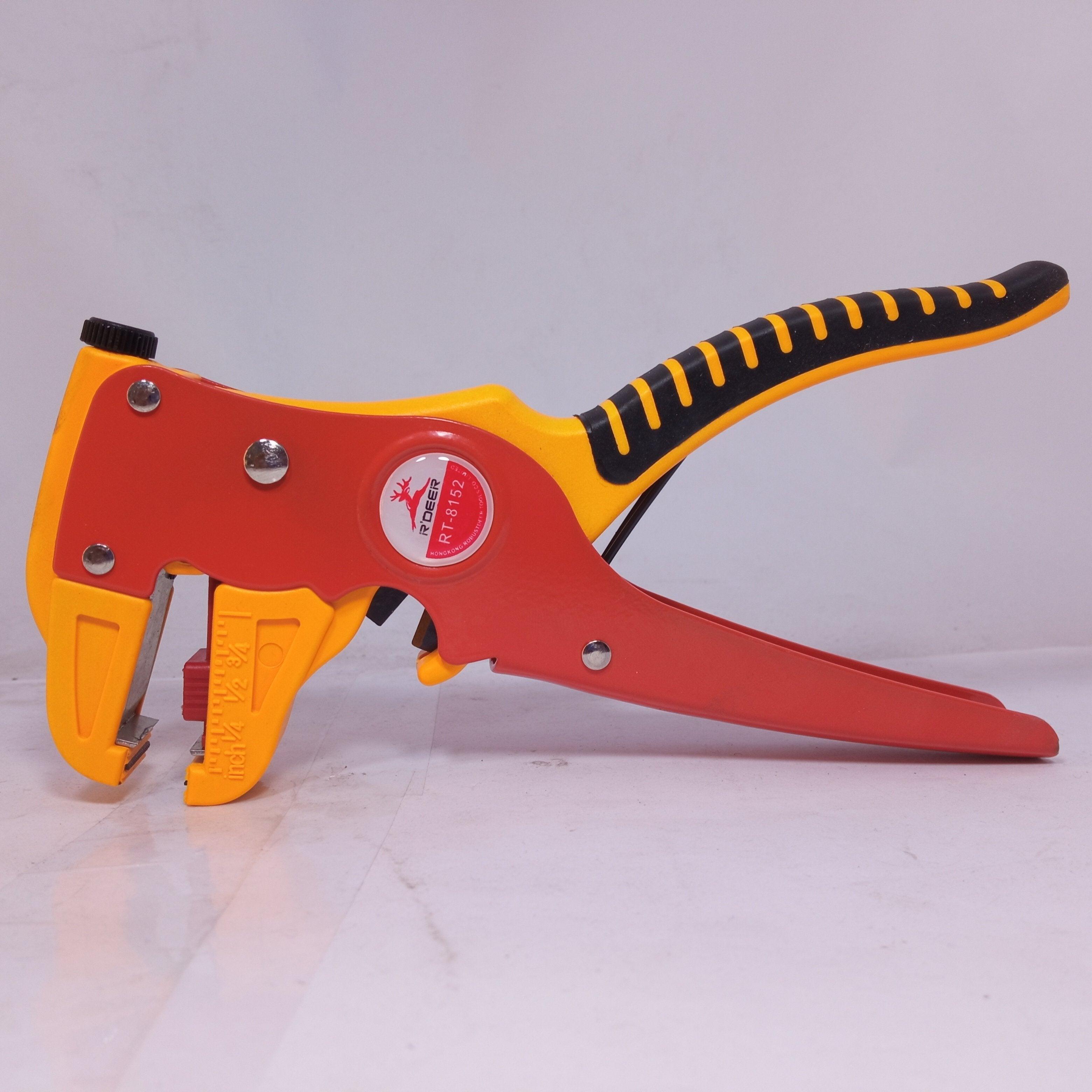 RDEER RT 5152 type cable automatic wire stripper pliers wire cutters thumbnail 2