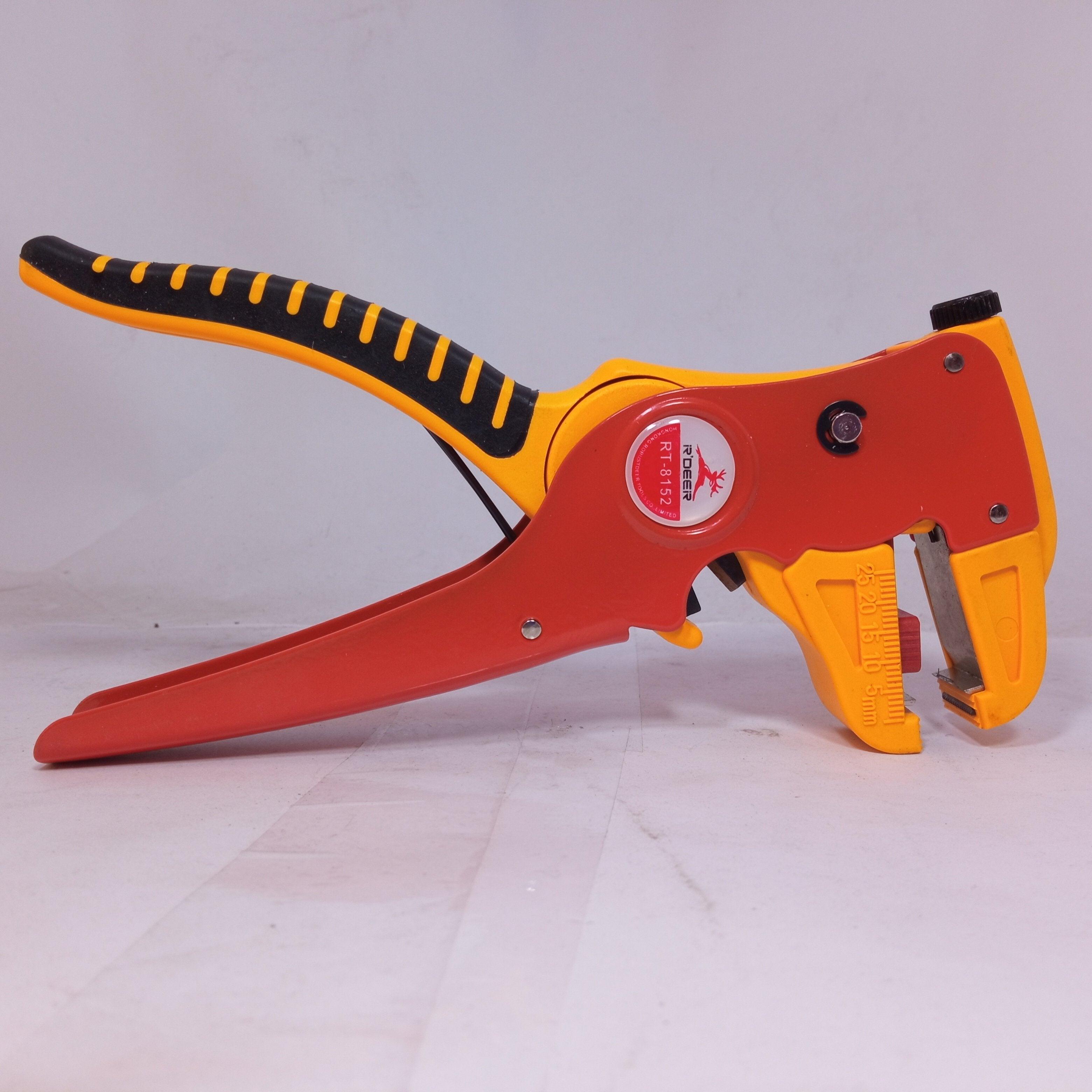RDEER RT 5152 type cable automatic wire stripper pliers wire cutters thumbnail 3