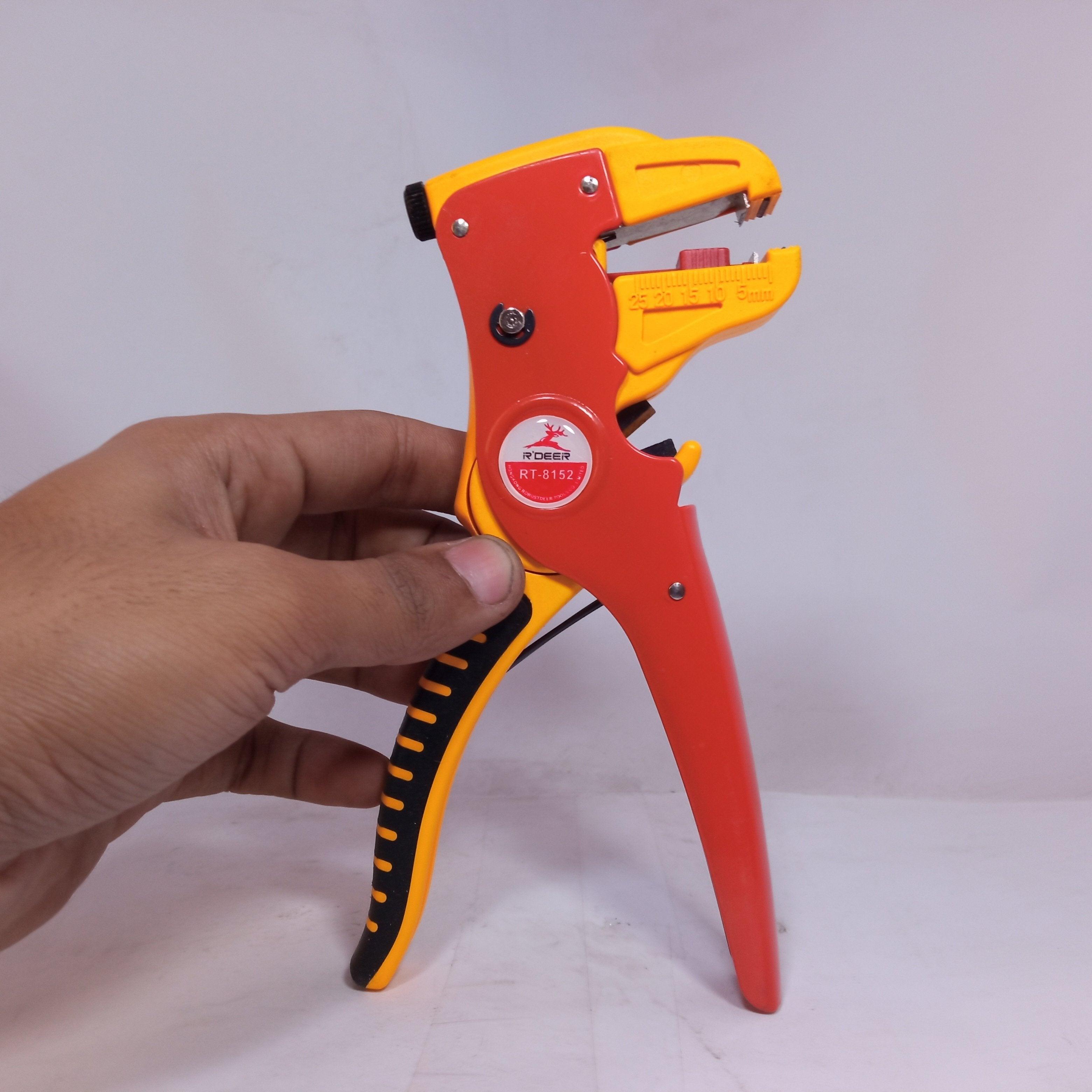 RDEER RT 5152 type cable automatic wire stripper pliers wire cutters thumbnail 4