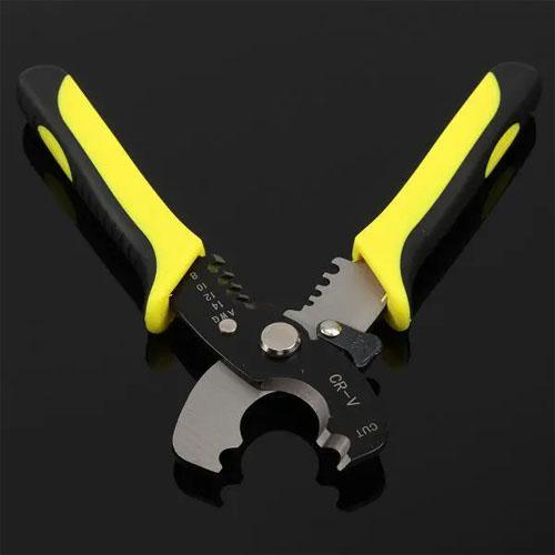 BOSI Steel 7 Inch AWG 1.6-3.2 Wire Stripper Cable Cutter Combined Plier thumbnail 4