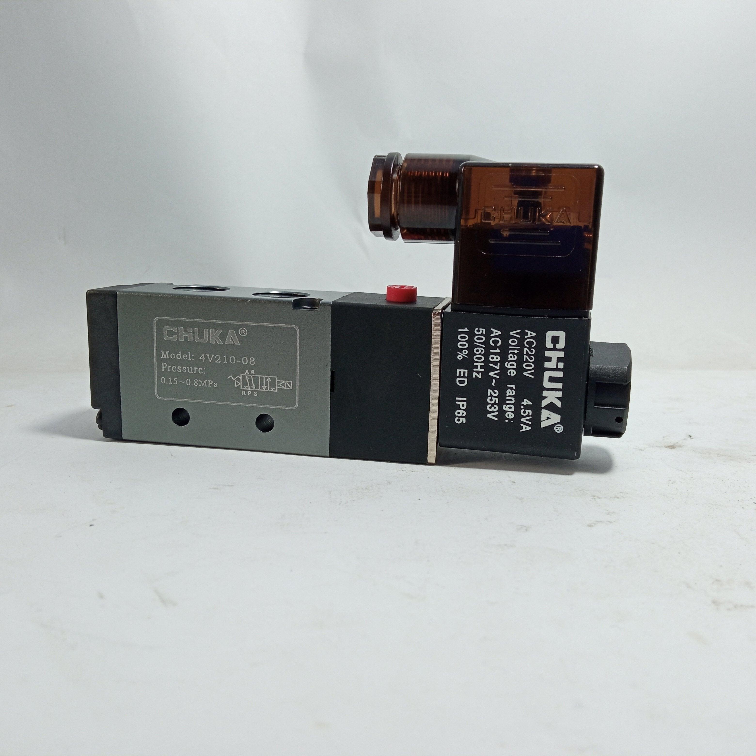 Solenoid Valve 4v210-08 4V310-10 4V410-15 two Way Valve (Chuka) - 4V410-15